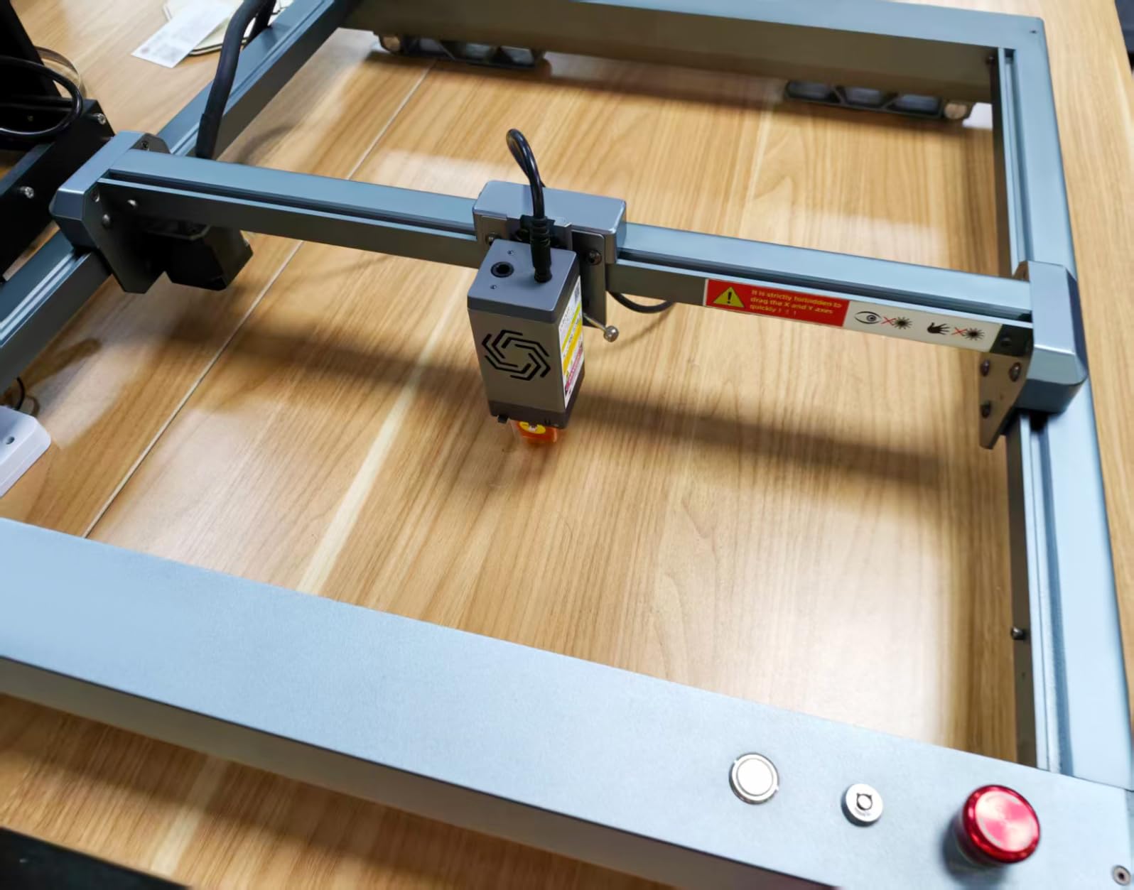 Ortur Laser Master 3 10000mW Laser Engraver, High Precision 0.05 x 0.1mm Spot Laser Engraving Machine for Wood Leather Acrylic Metal DIY Making, App-Controlled Laser Cutter, Class 4 customer photo 2