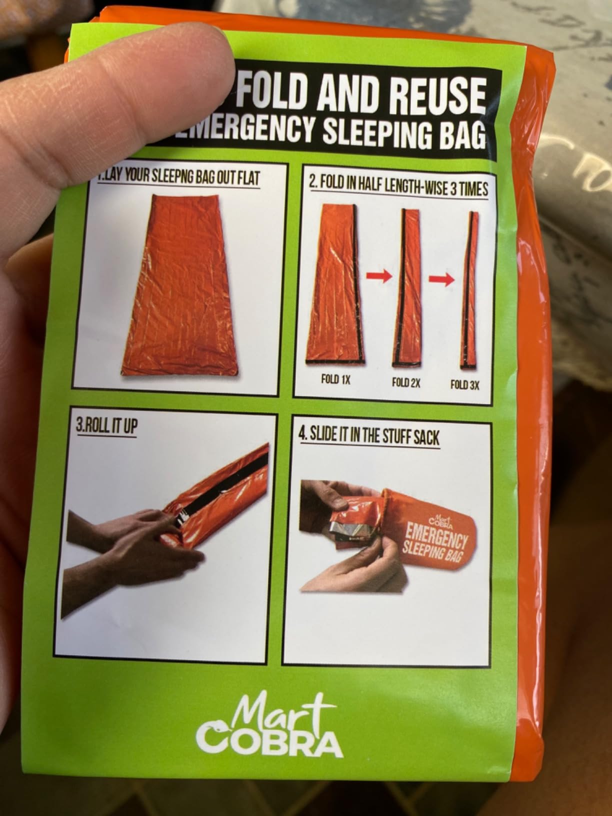 Emergency Sleeping Bag for Survival Gear and Supplies Life Bivy Sack Waterproof Mylar Emergency Blankets for Survival Kit Car Camping Gear Hiking Tac Bivvy Go Bags Supplies Sleep Sacks Shelter customer photo 1