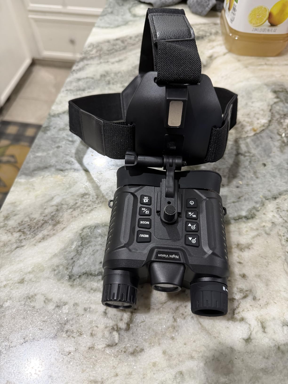 Dsoon Head-Mounted Night Vision Goggles Upgraded, Rechargeable Hands Free Night Vision Binoculars Goggles with Infrared, 1312FT, 32GB TF Card, Flashlight, 8X Digital Zoom customer photo 1