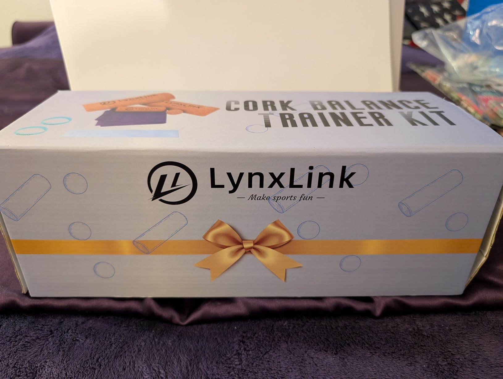 Cork Balancing Board Foot Restoration and Balance Kit with Massage Ball & Resistance Bands - Plantar Fasciitis Recovery, Improve Foot Health | Sports & Outdoors Balance Boards customer photo 1