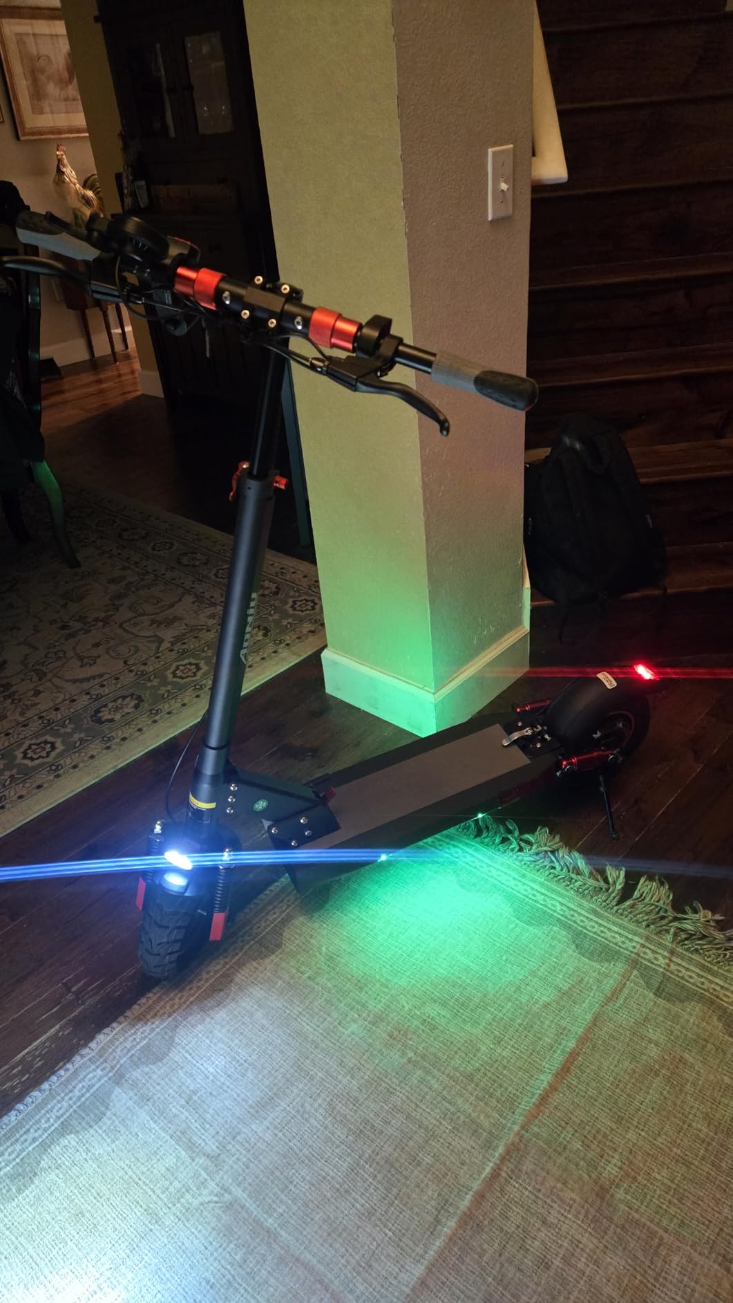 M4 Electric Scooter for Adults with seat 25-30 mph Fast Speed 31-37 Miles Long Range Heavy Duty 300+ lbs 10 Inch Off Road Foldable e Scooter Mobility e Scooters for Girls Men Teens Bike customer photo 2