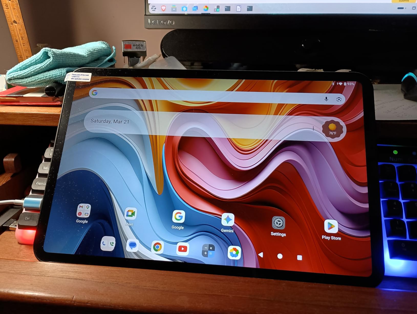 TECLAST Android 16 T65 13.4 inch Large Tablet, 20GB+128GB,120Hz 1920x1200 IPS Display,2.2Ghz Octa-Core Processor,10H 8000mAh Battery, 2.4GHz+5GHz WiFi,4G LTE,GPS, 3.5mm Headphone Jack for Music Lovers customer photo 2