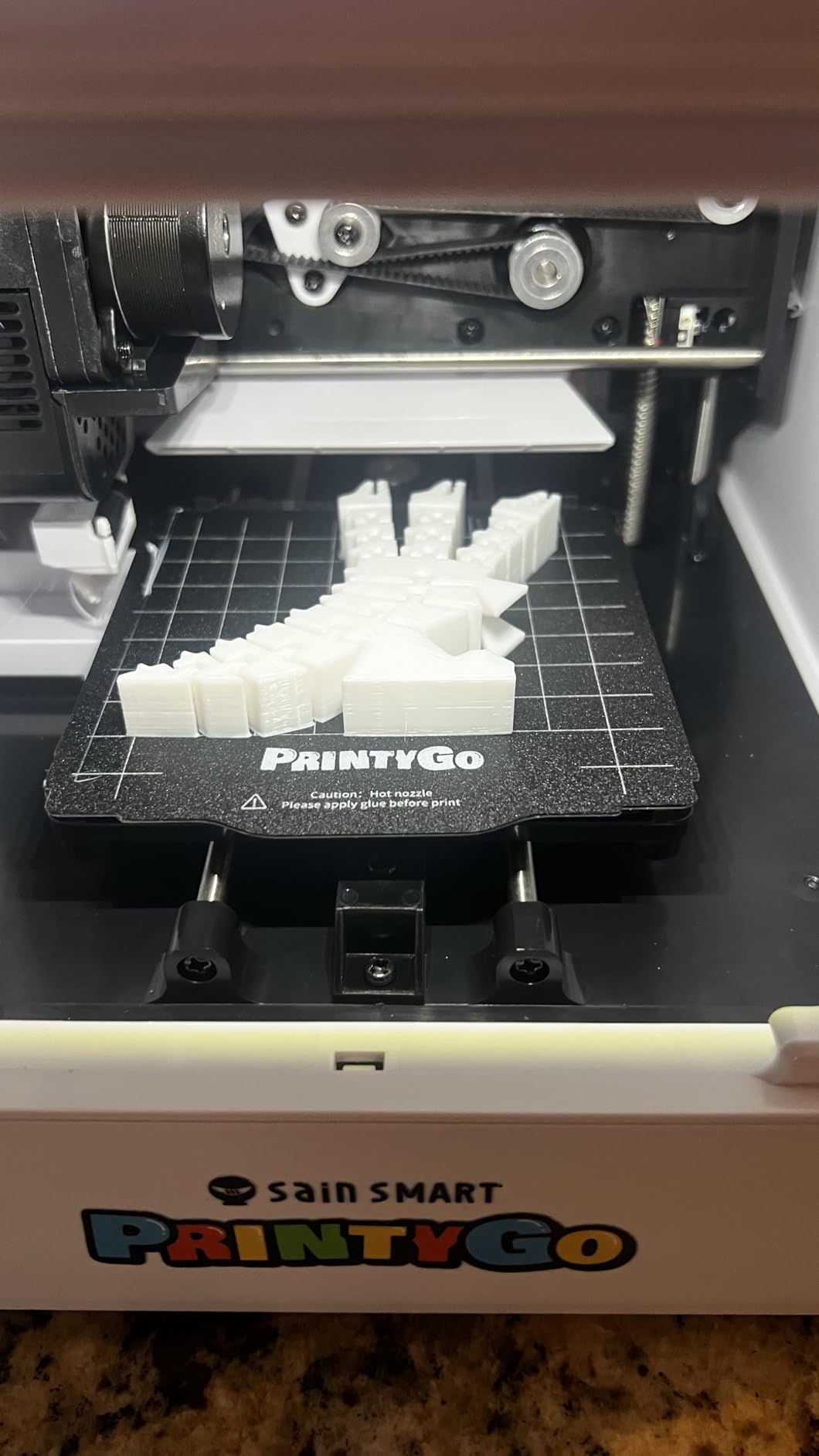 SainSmart PrintyGo Mini 3D Printer for Kids, 600mm/s Auto Leveling Printer for Beginners with 5