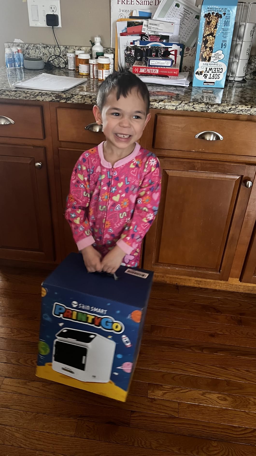 SainSmart PrintyGo Mini 3D Printer for Kids, 600mm/s Auto Leveling Printer for Beginners with 5