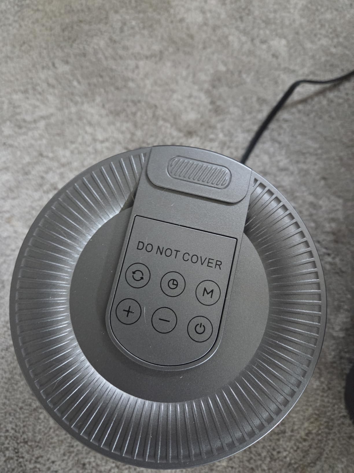 SereneLife Smart Space Heater - 1500W Indoor Electric Heater with Thermostat, Remote Control, 12-Hour Timer, Wi-Fi Enabled PTC Ceramic Heating for Home and Office, Gray customer photo 2