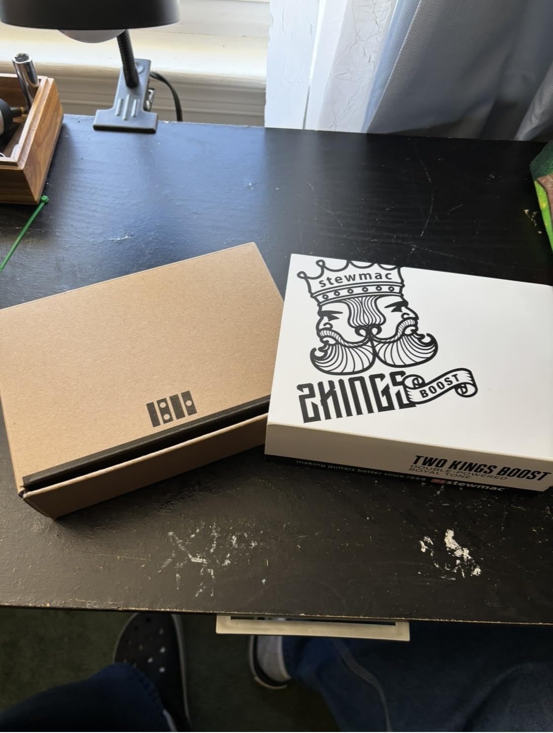 StewMac Sun Fuzz Pedal - Classic 60s-Inspired Fuzz with True Bypass, Silicon BC108 Transistor, Volume, Fuzz & Tone Controls - Bias and Clean Trim Pots customer photo 2