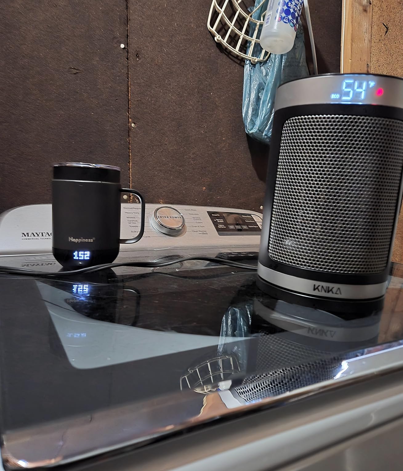 Happiness Smart Heated Coffee Mug, 16oz Rechargeable Electric Self Heating Temperature Control Coffee Cup customer photo 1