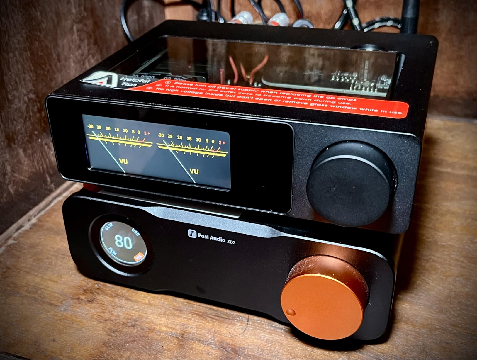 2 Channel Bluetooth Amp: HiFi 300W x2 Stereo Amplifier with BT 5.2 | HPF | Digital VU Meter | SUB Pre-Out | TRS Balanced Input | Tone Control & Remote for Home Theater Bookshelf Speakers (D1) customer photo 2