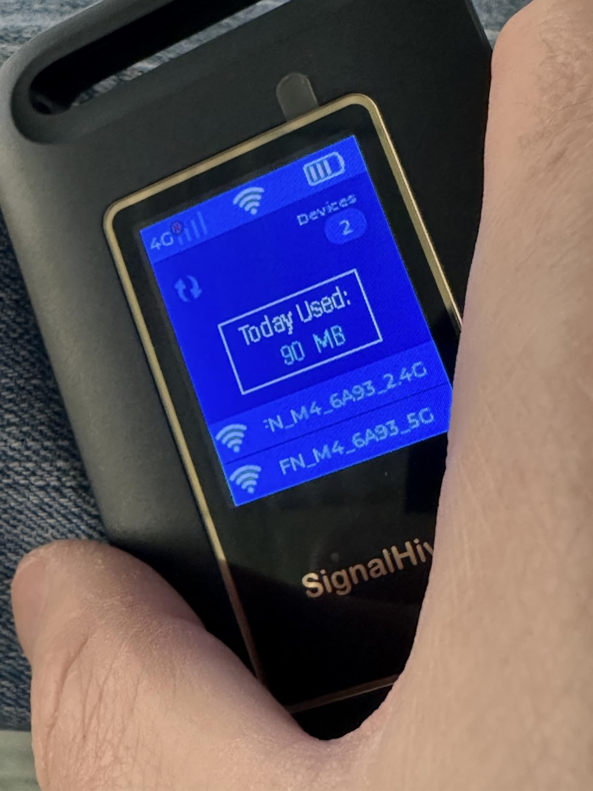 4G LTE Mobile Hotspot(1GB of Monthly Data), Security, No SIM Card, 8hrs Battery Life, Up to 10 Devices, Portable WiFi Hotspot for Travel customer photo 1