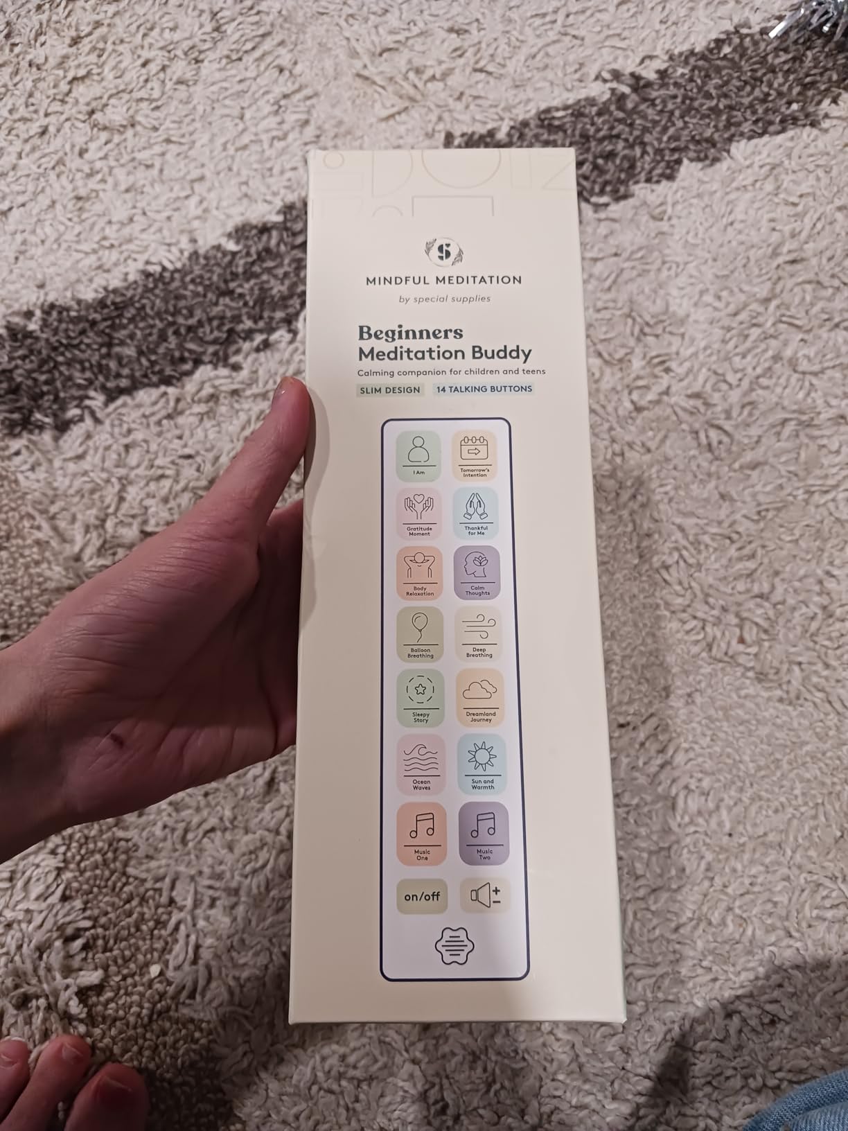 Special Supplies Meditation Buddy - Screen-Free Mindfulness & Breathing Device for Stress Relief, Daily Meditation, Anxiety Relief, Calm Focus & Emotional Balance for Kids and Adults (Kids) customer photo 2