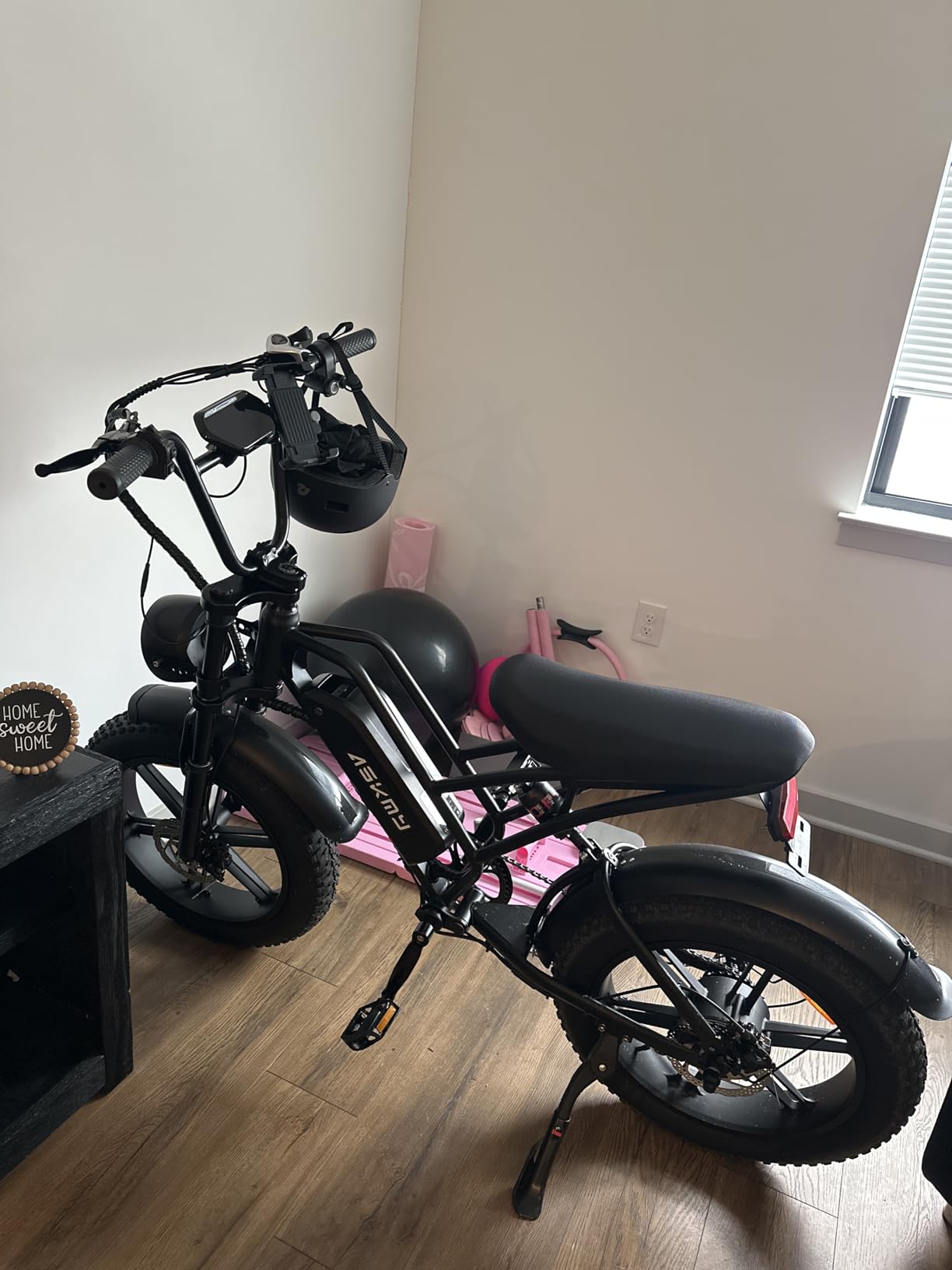 Electric Mountain Bike for Adults, 1500W Peak Motor Ebike, 28 MPH and 60 Miles PAS Range, 20 Inch Fat Tire Dirt E Bike for All-Terrain, 7 Speed, Electric Bicycles with 48V 15Ah Removable Battery customer photo 1