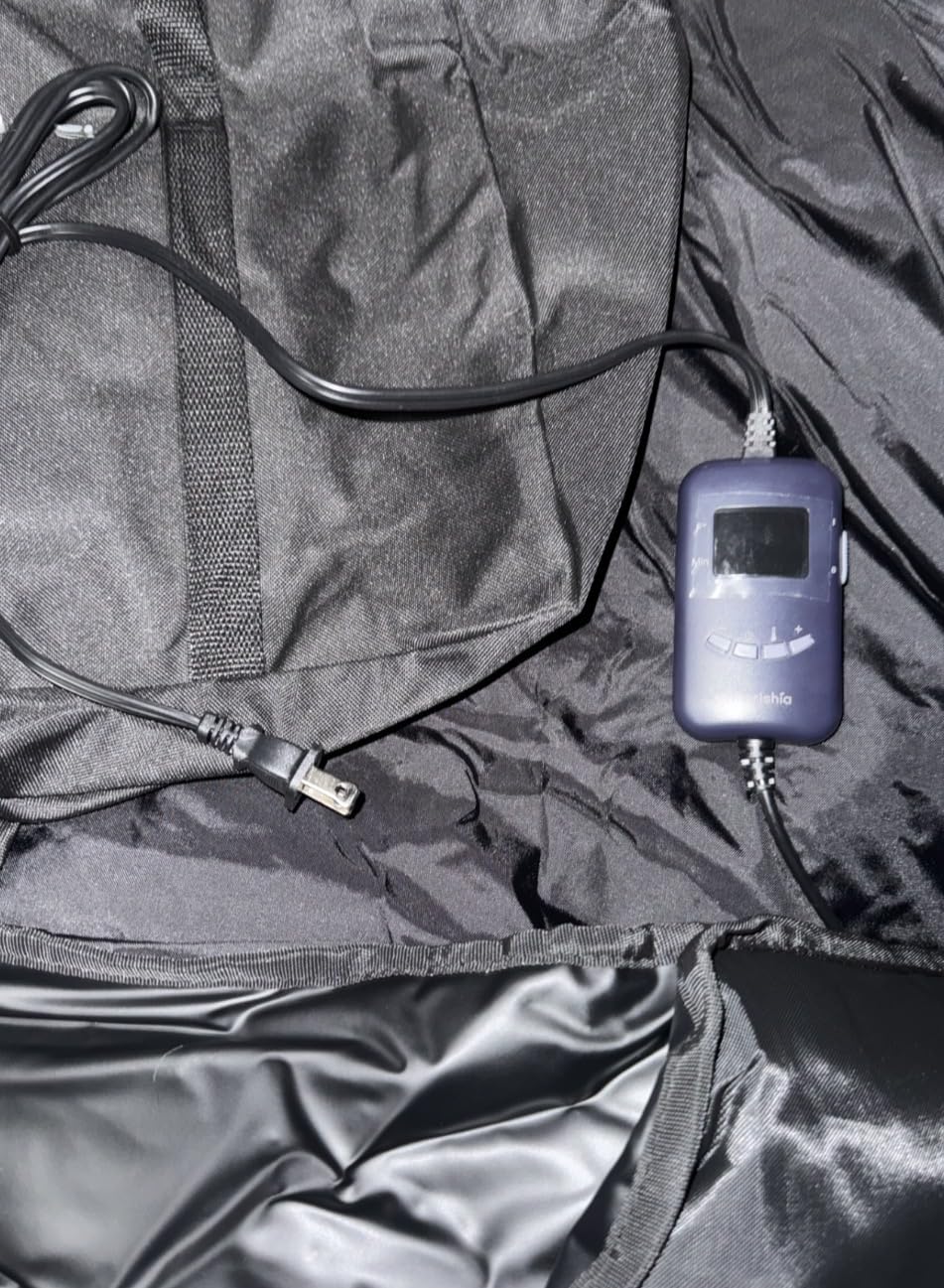 Portable Sauna Blanket for Home, Portable Design, Relaxation and Detox Washable & Foldable with Carrying Bag and Remote Control, 88-158℉, 10-60 Minutes Timer, (6 x 2.62) FT customer photo 1