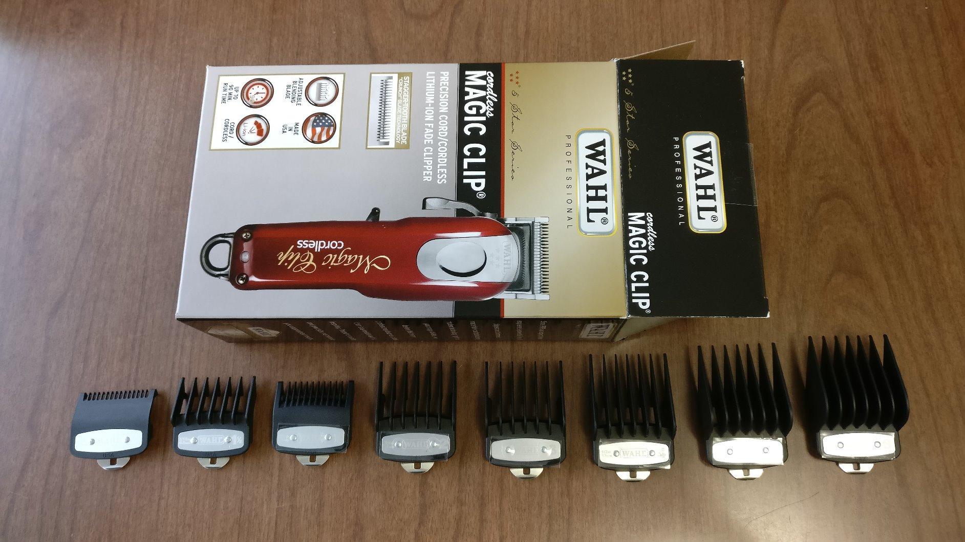 Wahl Professional 5 Star Series Magic Clip Cordless Hair Clipper, Stagger-Tooth Blade Professional Hair Trimmer with Attachments, 100+ Minute Run Time customer photo 1