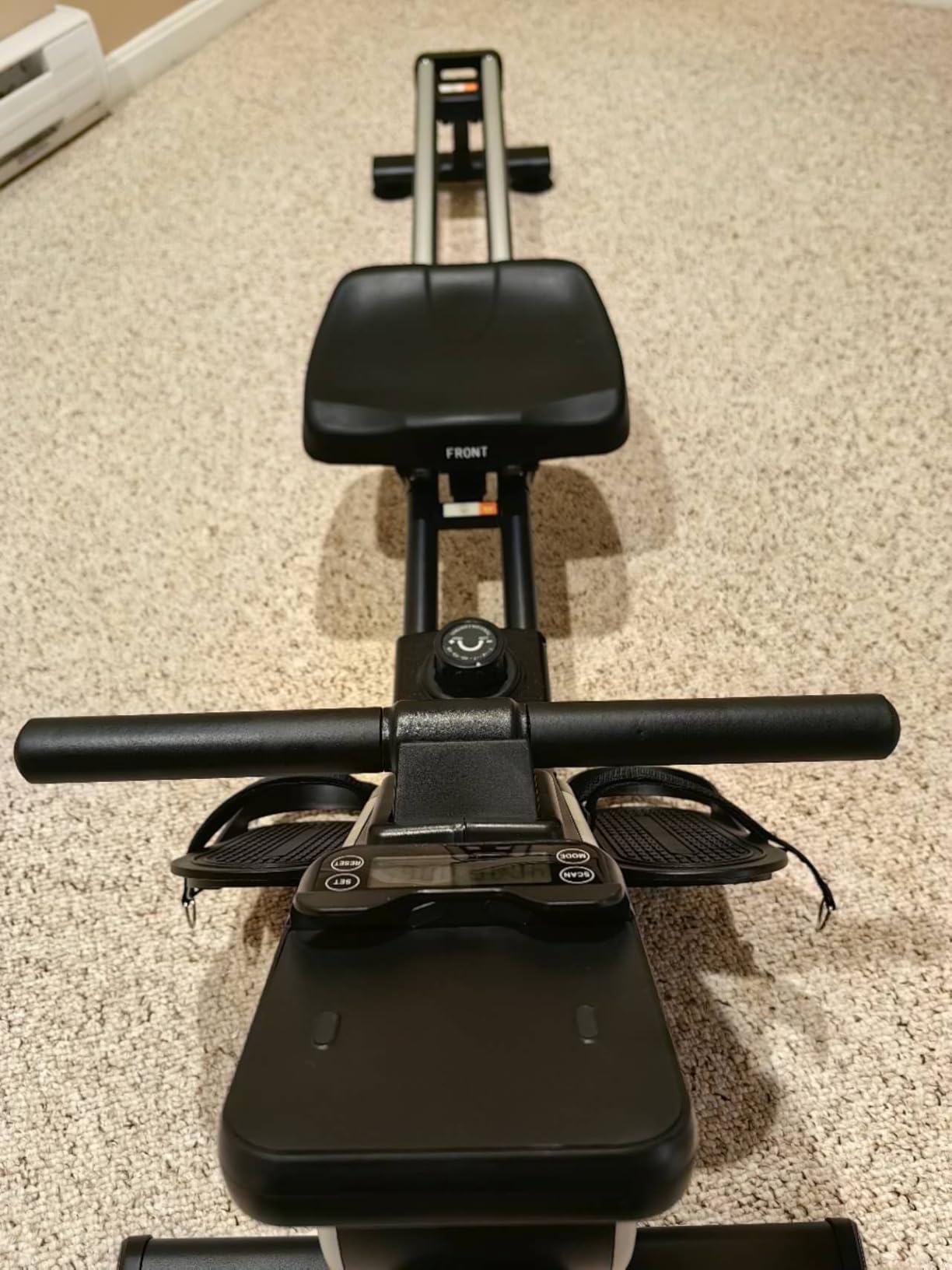 Rowing Machines for Home, 16/32-Level Adjustable Resistance, Magnetic Rowing Machine with App Supported, 350/400 LB Weight Capacity, Upgraded Dual Slide Rails with LCD Data Display Screen customer photo 1