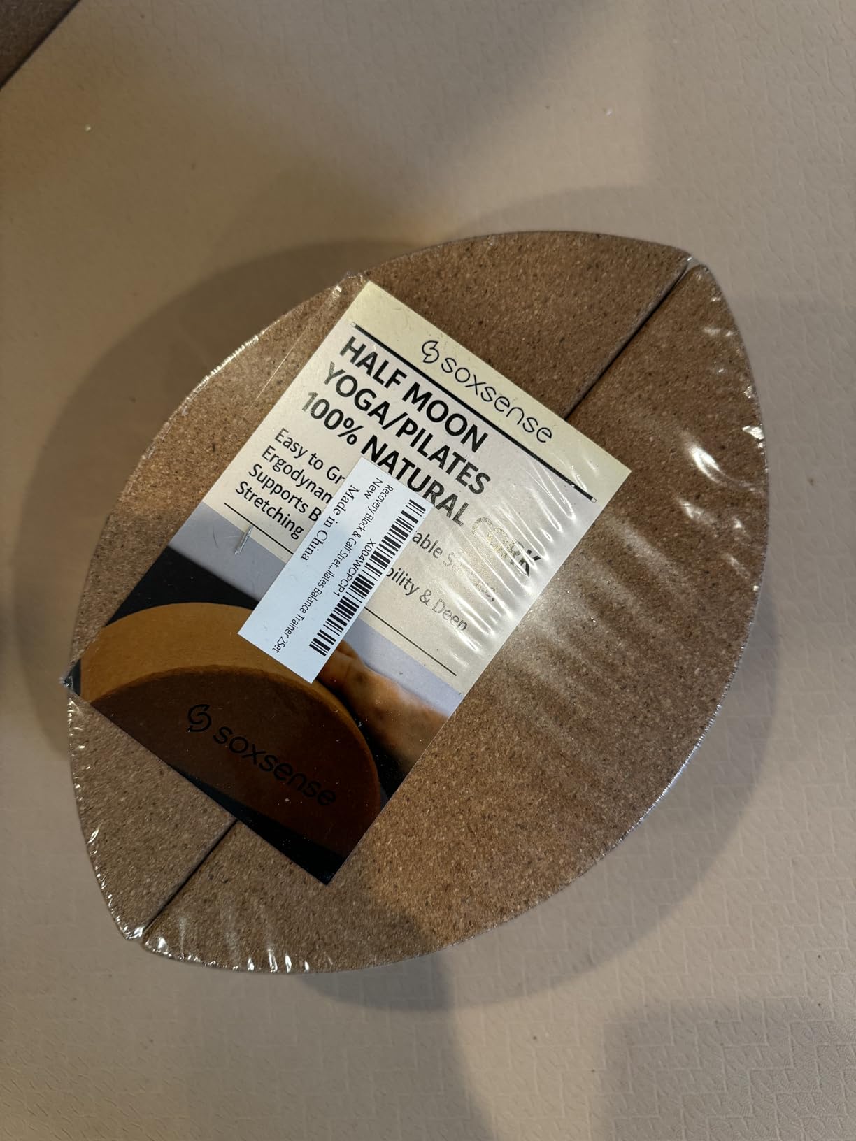 Soxsense Half Moon Recovery Block & Calf Stretching- Improve Balance, Stability & Foot Mobility/Calf Stretcher for Plantar Fasciitis Relief/Yoga & Pilates Balance Trainer customer photo 2