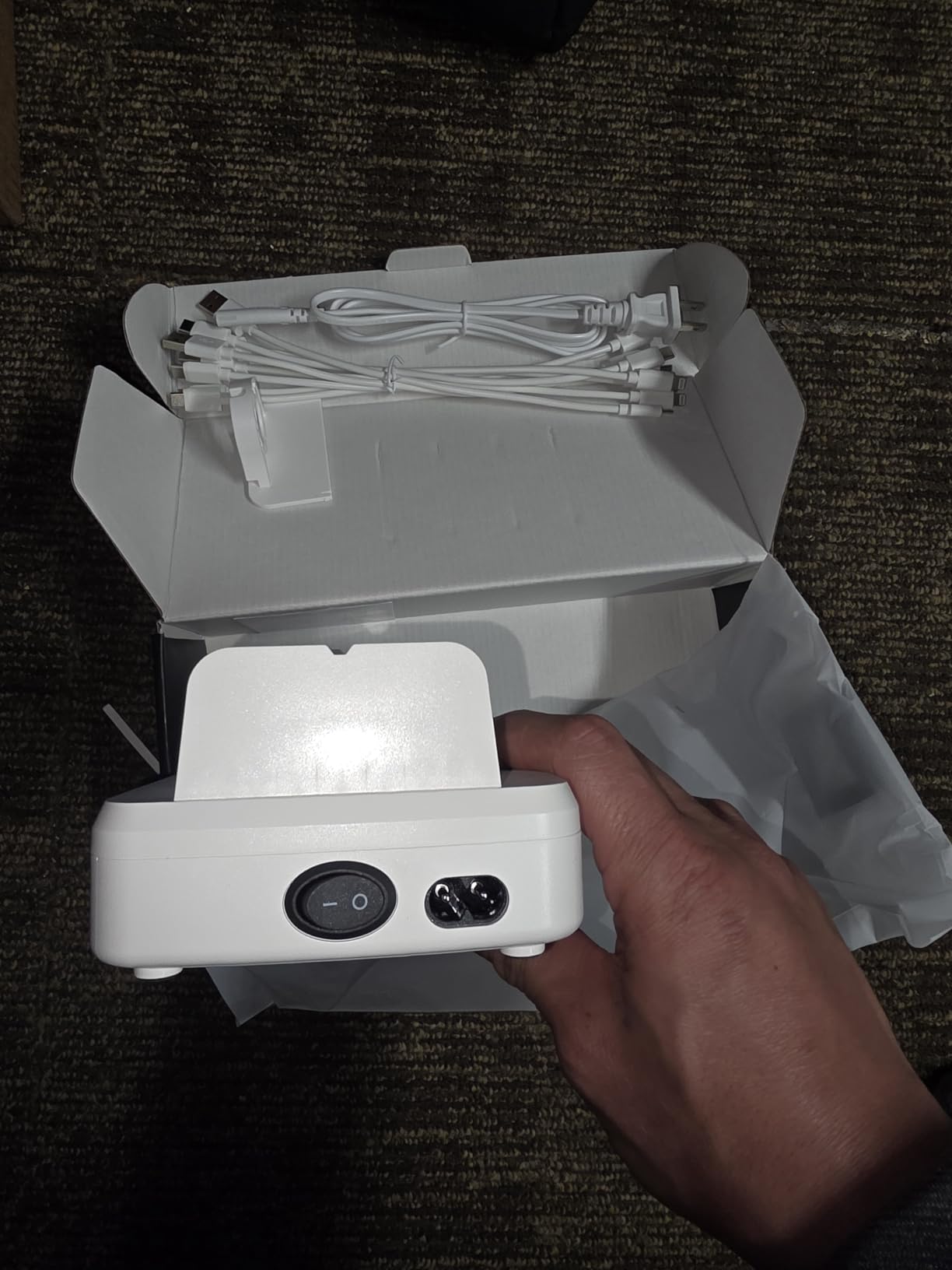 320W Charging Station for Multiple Devices, 10 Ports Fast Multi-Device Charger Organizer Compatible with MacBook Pro Laptop, iPhone, Android, Ipad, Tablet, Kindle, Family Multi-Device Charging Dock customer photo 2