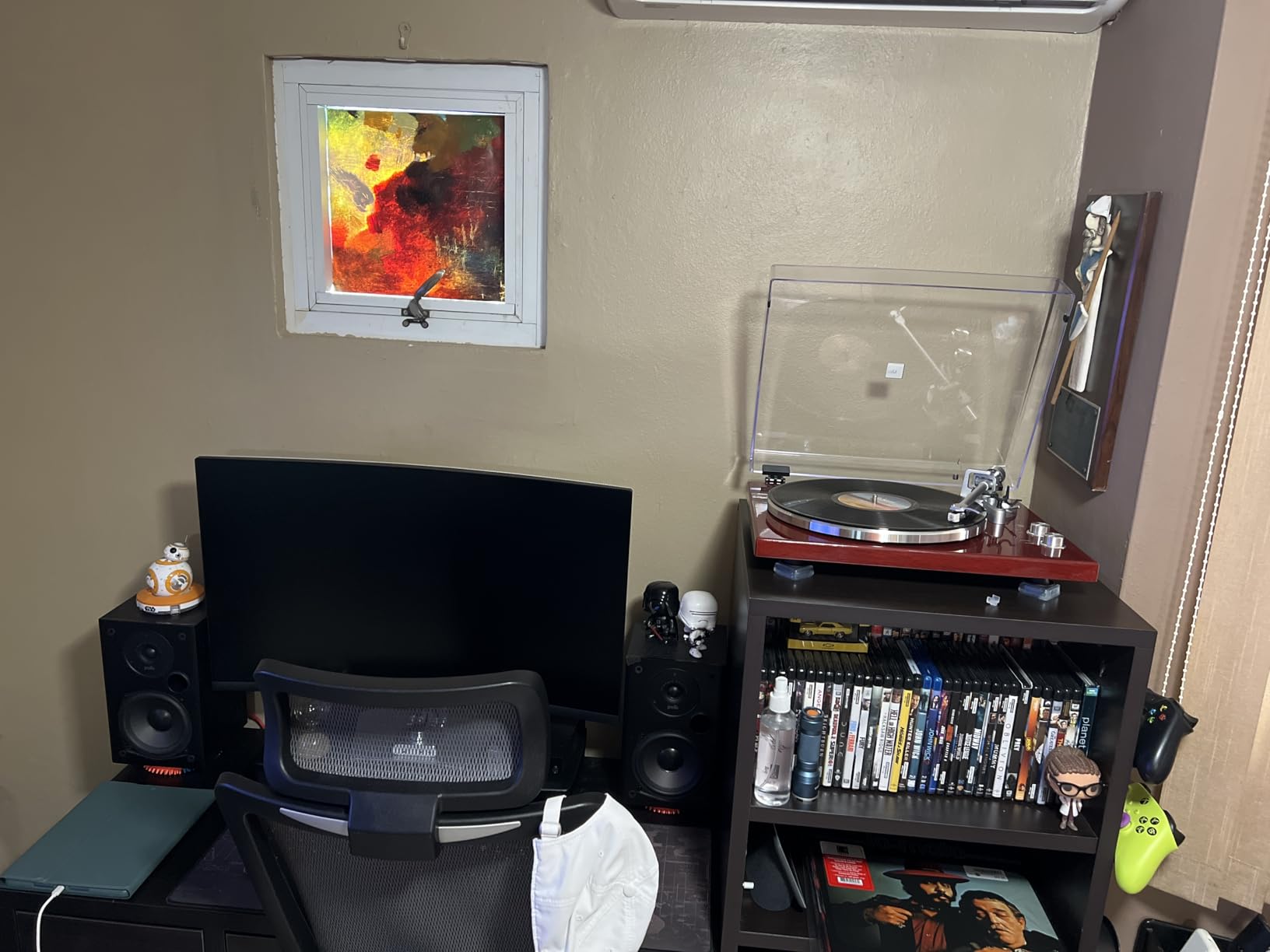 Belt Drive Turntable for Vinyl Record Player,Work with Bluetooth Speakers or Active Speaker,Built-in Phono Pre-amp,USB Digital Output,Magnetic Cartridge, 33/45 RPM,High-Gloss Wood Design customer photo 2