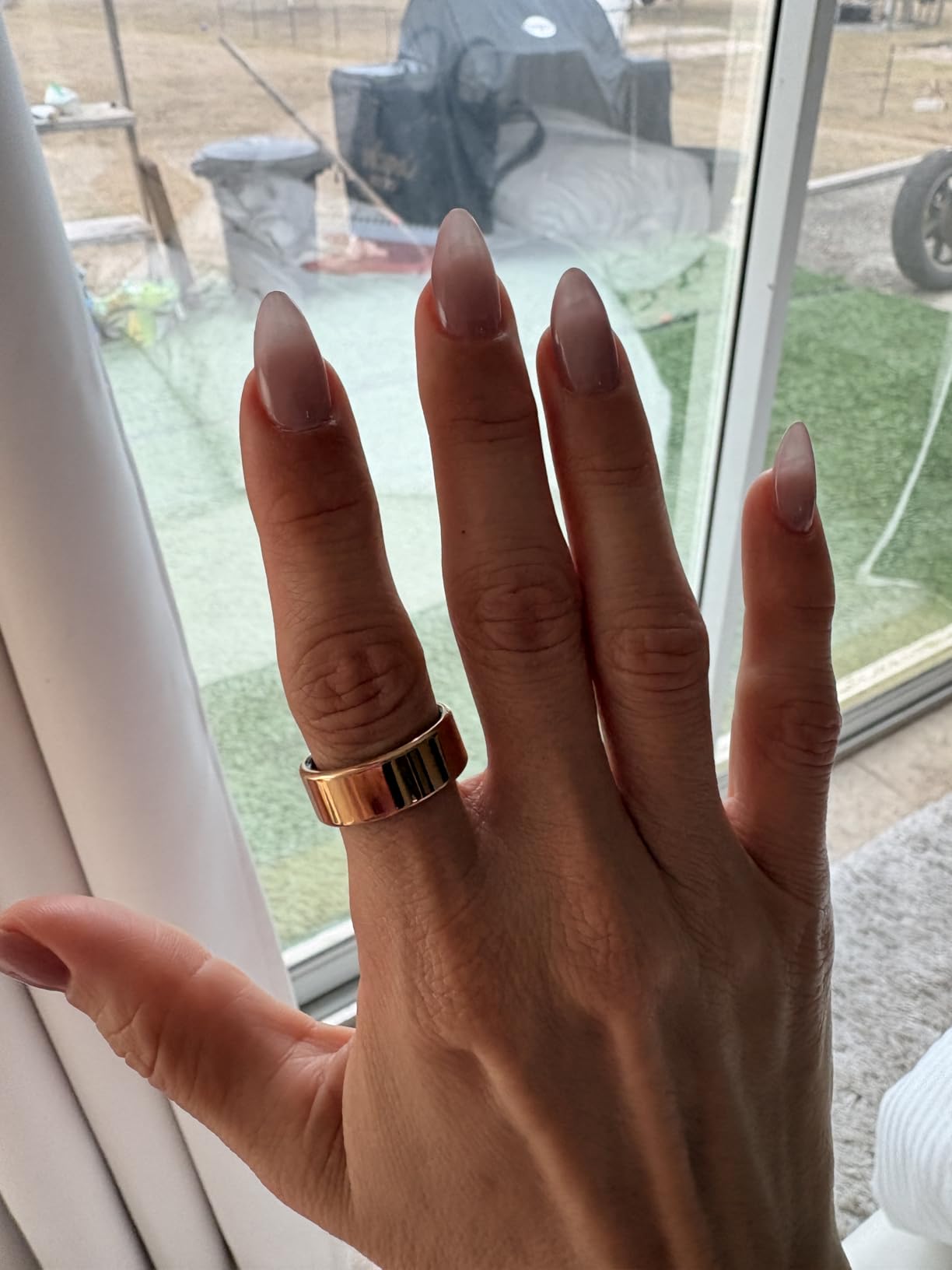 Mirlray Smart Ring for Women & Men, Smart Ring Health Tracker, Blood Oxygen & Heart Rate Monitor, Long Lasting Battery Sleep Ring, Waterproof Fitness Ring (Silver, 11) customer photo 1