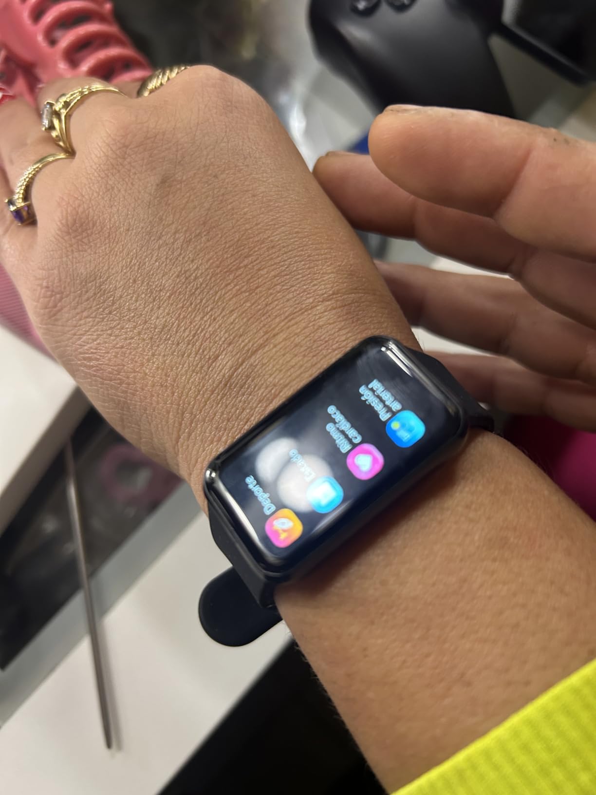 Fitness Smart Trackers with 24/7 Health Monitoring, Heart Rate Sleep Blood Oxygen Monitor/Calorie Steps Counter Pedometer Activity Tracker/Smart Notifications for Men Women customer photo 2