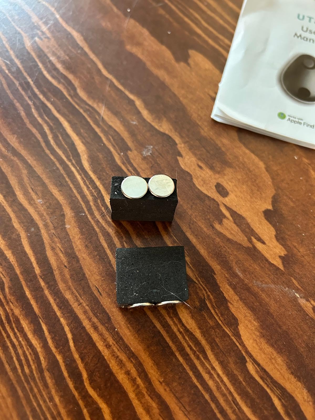 Utag GPS Tracker for Kids Hidden 2pack, Security Tag with Pins Works with Find My (iOS only), Lost Mode, Anti-Removal Tracking Device for Children, Elderly, Pets, Backpack, Vehicles, No Monthly fee customer photo 2