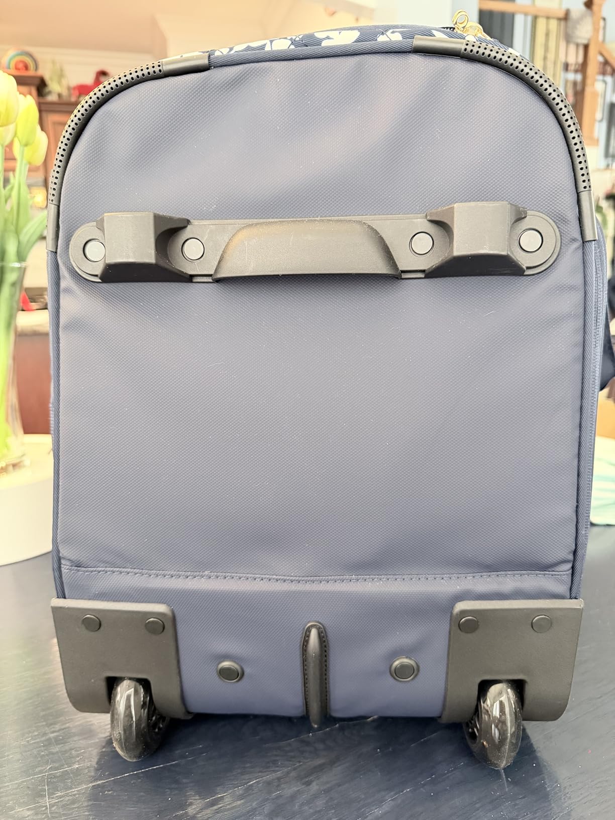 Sewing Machine Case with Wheels, Rolling Sewing Machine Carrying Case with Removable Bottom Pad & 2 Packing Cubes Storage, No Installation Required, Compatible with Singer, Brother, Brown customer photo 2