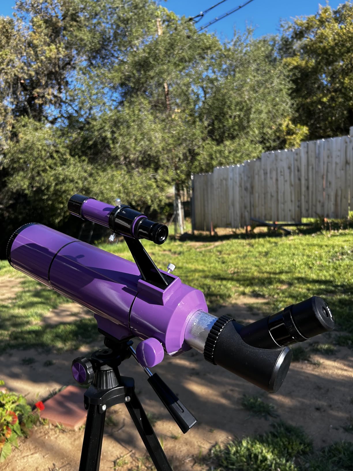 Dianfan Telescope for Kids & Adults, 80mm Aperture 500mm Astronomical Professional Telescope for Adults High Powered, Portable Travel Telescopes for Beginners with Tripod & Adapter, Stickers, Backpack customer photo 1