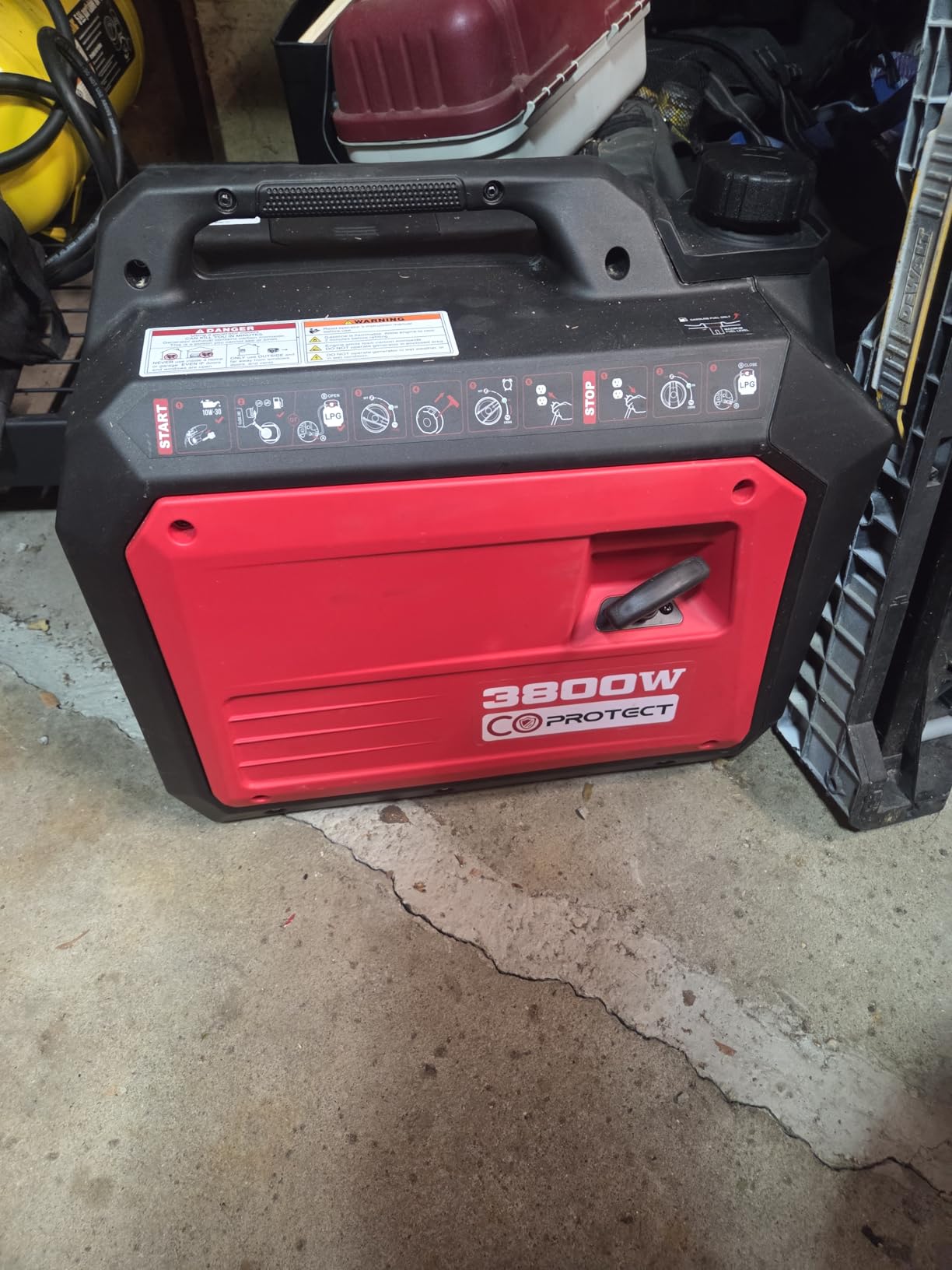 PowerSmart 3800 Watt Dual Fuel Inverter Generator, Quiet Portable Gas Propane Powered with CO Sensor and RV Ready Outlet, 149cc 4-Stroke OHV Engine for Home Backup, Camping and Tailgating customer photo 1