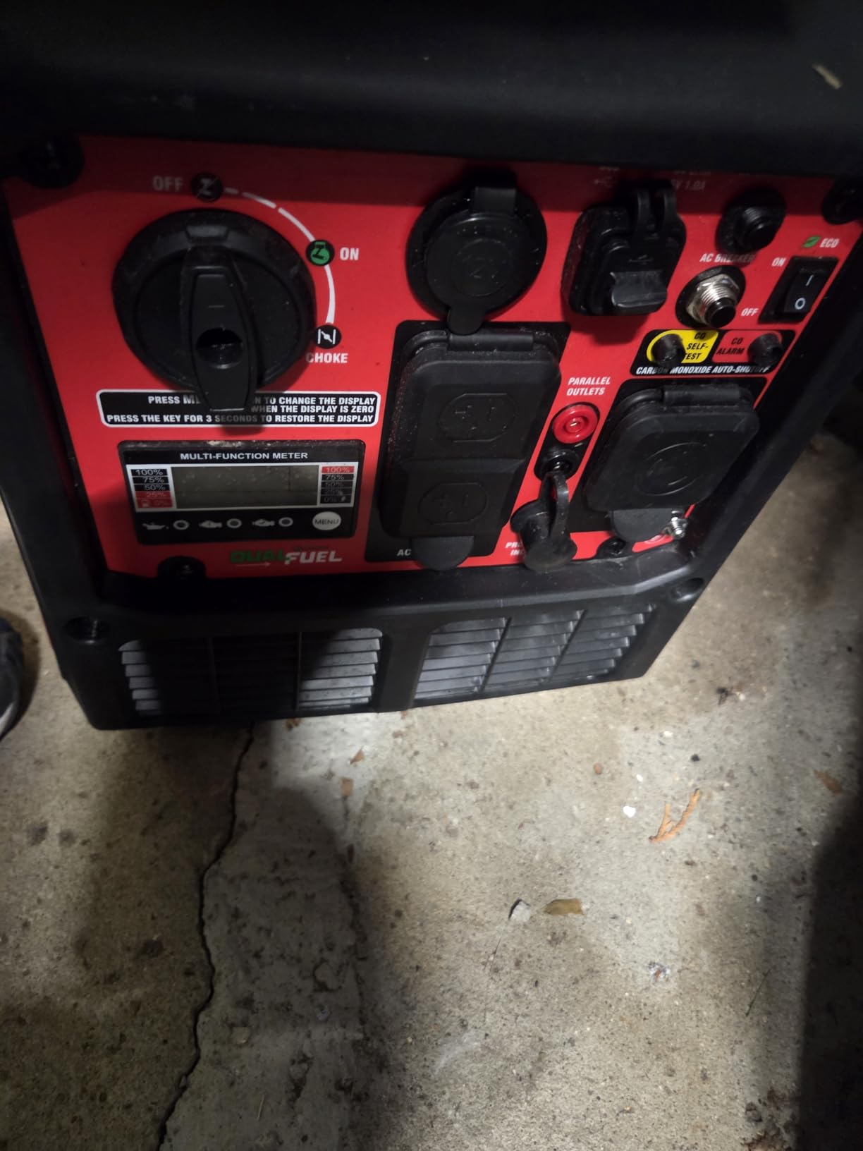 PowerSmart 3800 Watt Dual Fuel Inverter Generator, Quiet Portable Gas Propane Powered with CO Sensor and RV Ready Outlet, 149cc 4-Stroke OHV Engine for Home Backup, Camping and Tailgating customer photo 2