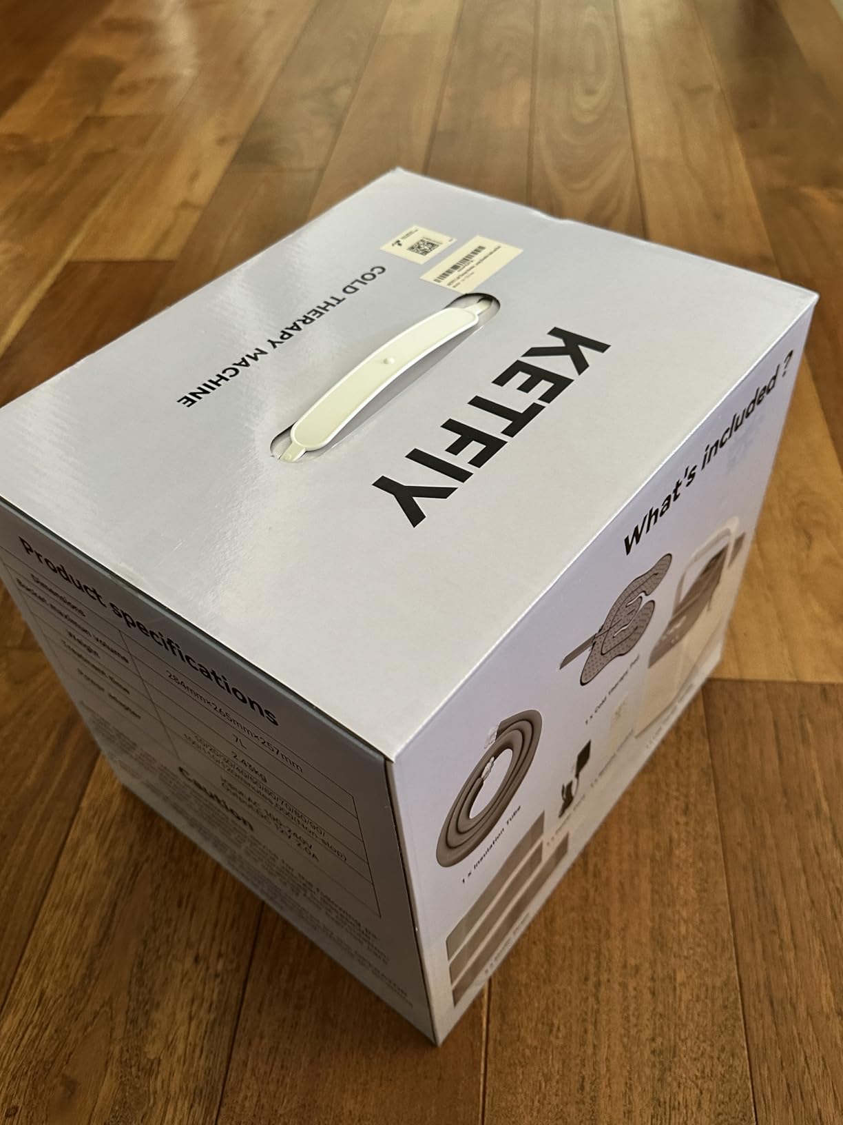 KETFIY Cold Therapy Machine,Programmable Timer Knee Ice Machine with Silent Pump,Knee Replacement System for Cryotherapy Pain Sports Injuries,Ice Therapy Ankle/Leg/Shoulder/Back/Hip customer photo 2