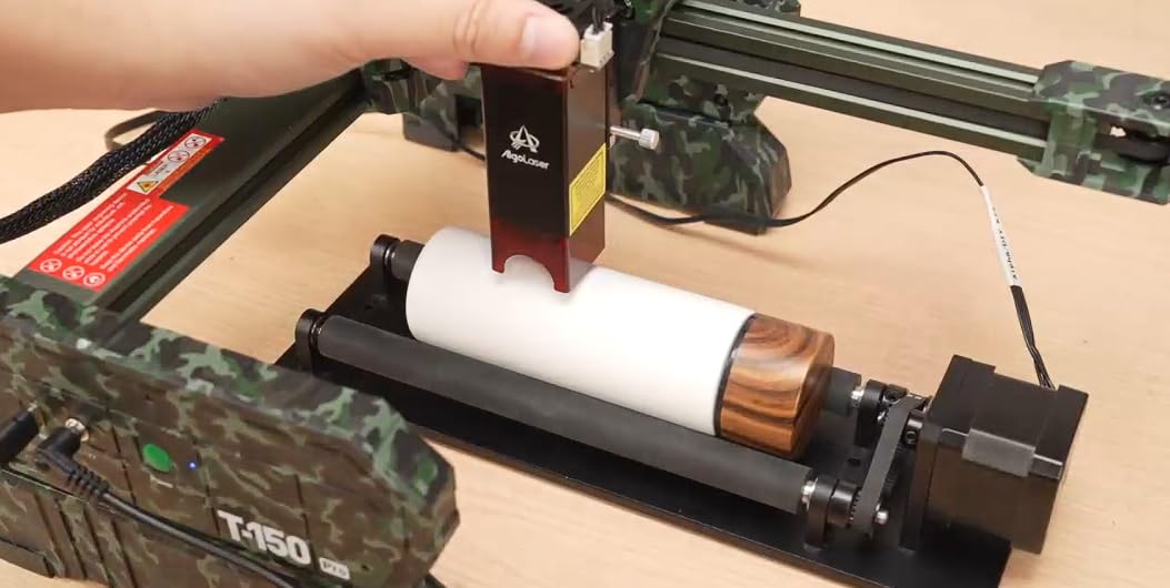 AlgoLaser 3W Mini Laser Engraver Machine - Portable Laser Engraver for Beginner & DIY, Tank-Style Design 8000mm/min High Speed & 150x150mm Engraving Area & Tilt Detection, 3000mW customer photo 2