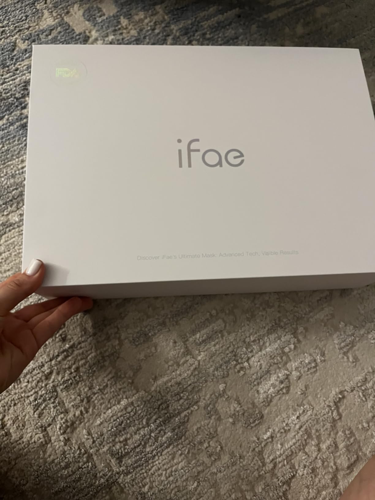 Red Light Therapy Mask for Face and Neck, 7 Colors with NIR Led Face Mask Light Therapy with Eye Protection and Remote, Rechargeable Ergonomic Design for True Anti-Aging Skincare at Home (White) customer photo 2