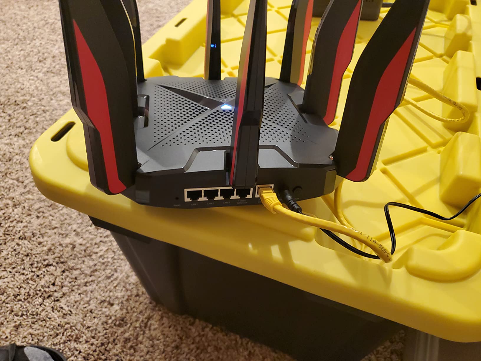 TP-Link Dual-Band BE6500 WiFi 7 Gaming Router Archer GE400 | 6-Stream 6.5 Gbps | 2 x 2.5G + 3 x 1G | Game Acceleration, Dedicated Gaming Port & Panel, RGB Lighting | Easymesh, Homeshield | No 6 GHz customer photo 2