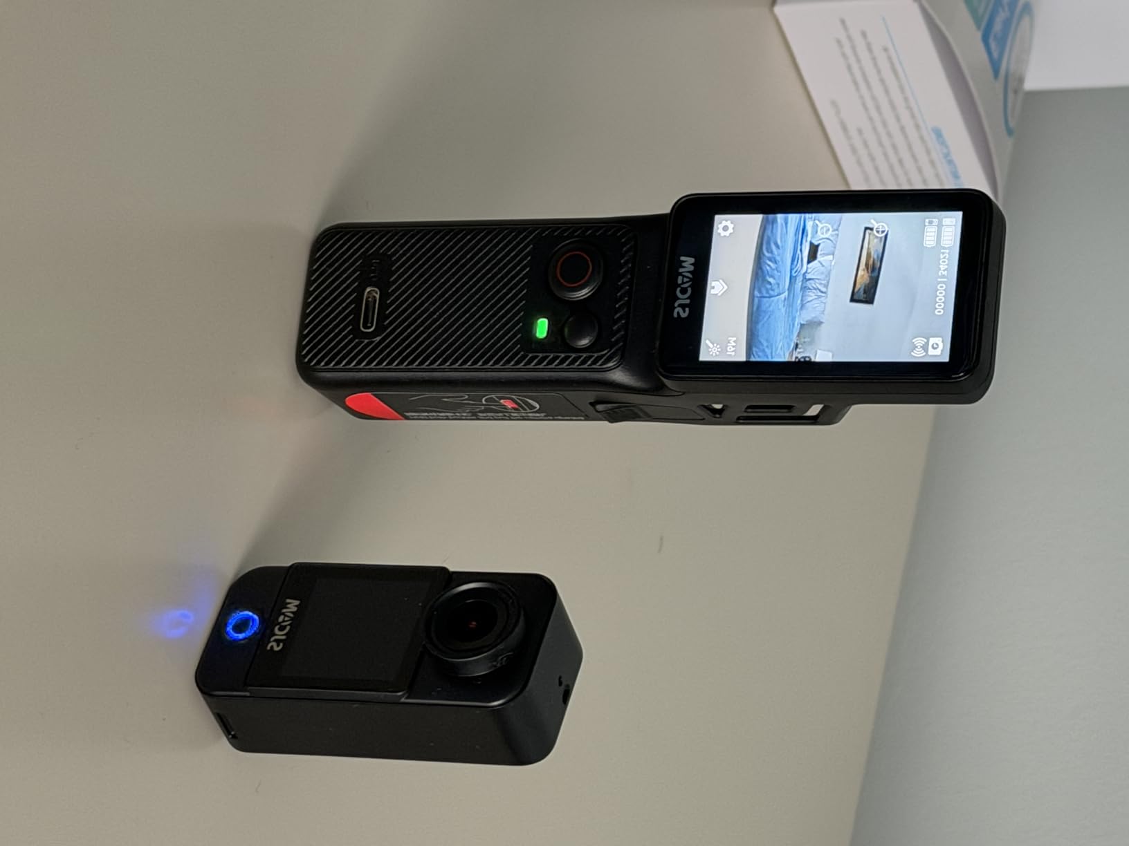 SJCAM C400 Vlogging Creators Combo, with 64GB Card, 4K Pocket Camera, 7H Power use, 6-Axis Stabilizer, Vlogs influencers Cameras, 2.29'' Touch Screen, 30M Waterproof Body Cam, Vlogging for YouTube, Black customer photo 1