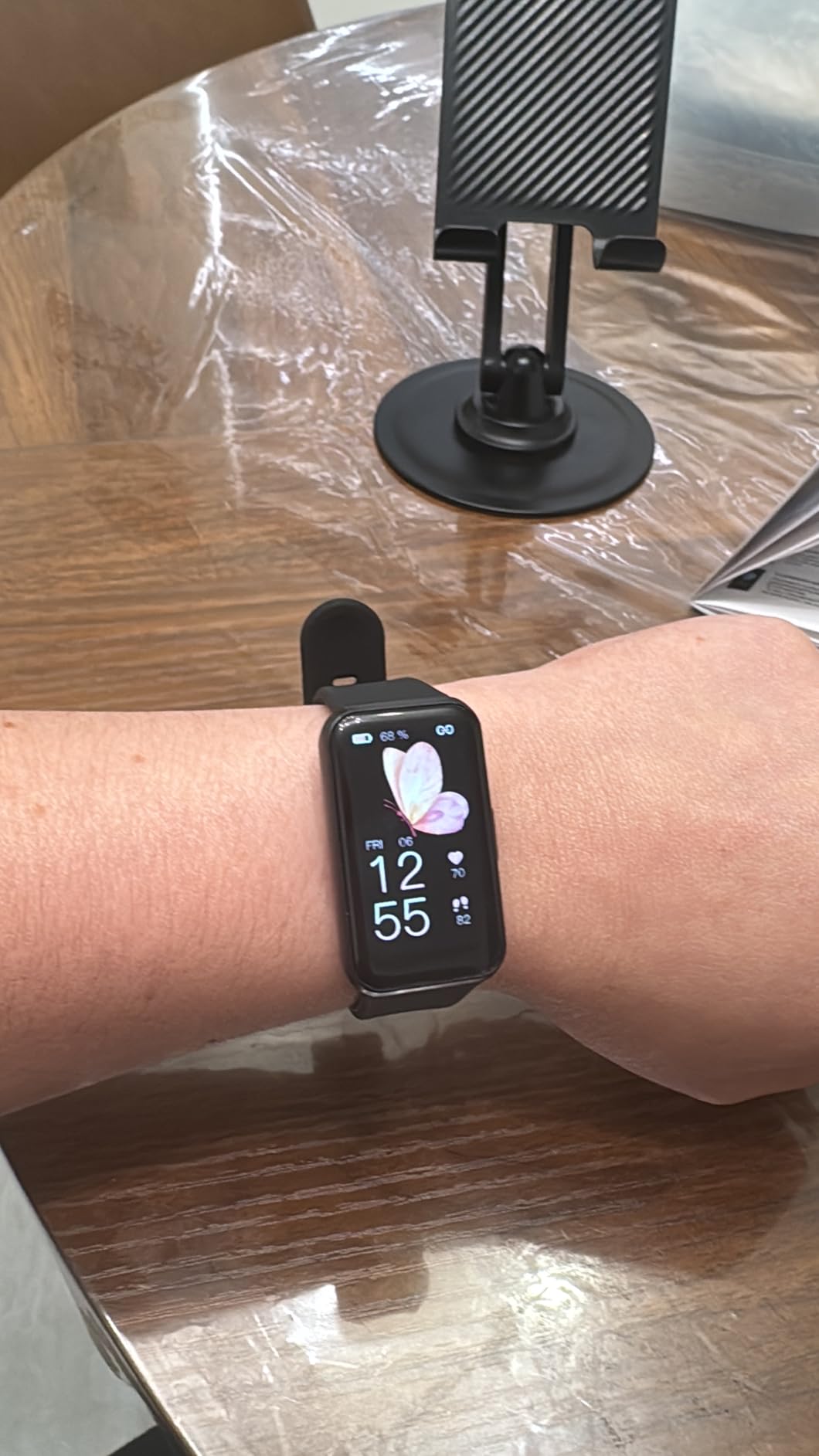 Fitness Trackers, Blood Oxygen Heart Rate Sleep Monitor, Smart Band 24/7 Health Monitoring, Calorie Pedometer Steps Counter Activity watchs/Notifications for iOS/Android customer photo 1