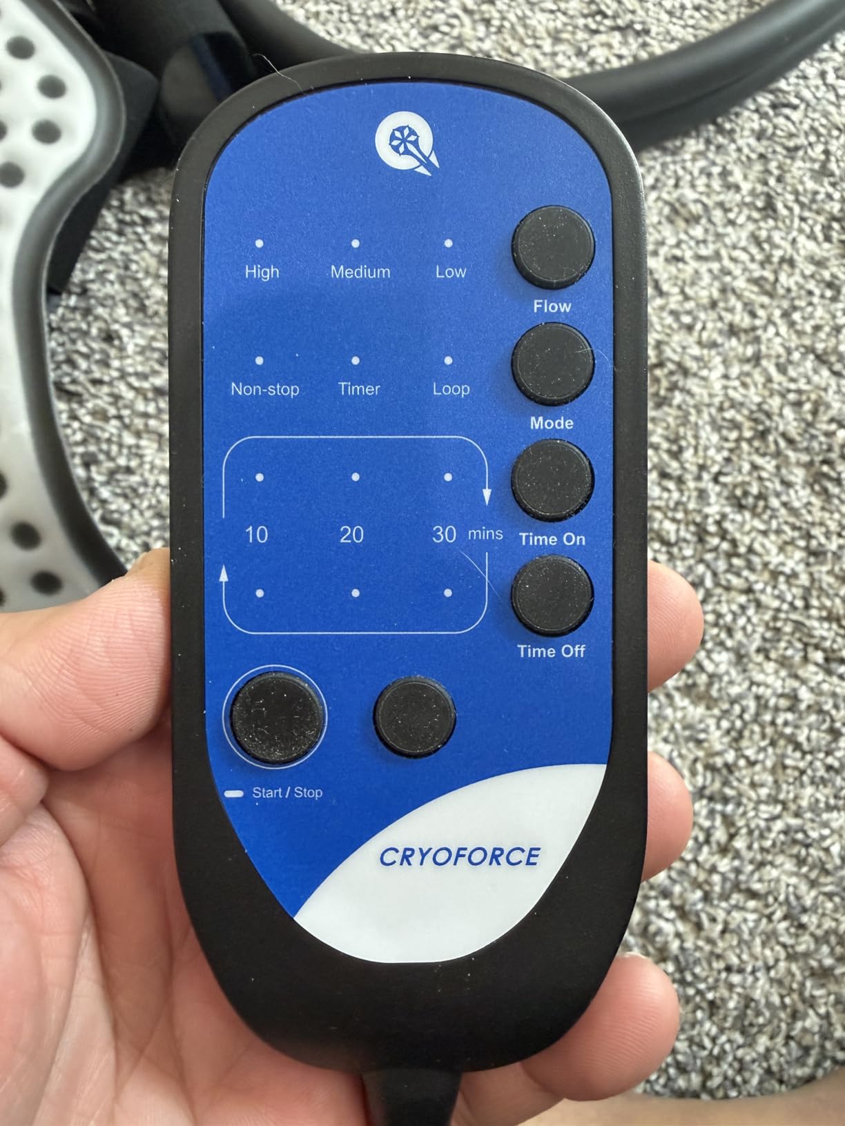 CF-1 Cold Therapy Machine for Knee Surgery Recovery, Quiet Ice Therapy System for Home Bedside Overnight Use with Programmable Timer, Large Capacity Cooling for ACL, TKR, Knee Replacement customer photo 1