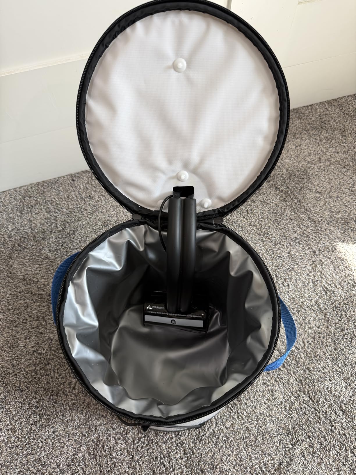 CF-1 Cold Therapy Machine for Knee Surgery Recovery, Quiet Ice Therapy System for Home Bedside Overnight Use with Programmable Timer, Large Capacity Cooling for ACL, TKR, Knee Replacement customer photo 2