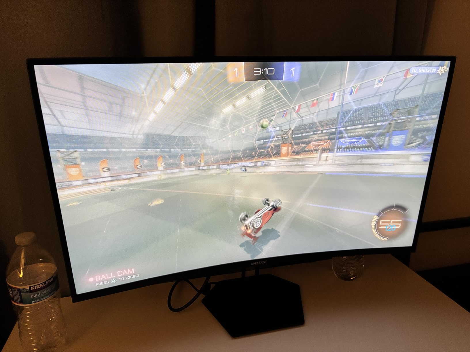 Amzfast 27'' 4K Gaming Monitor HDR 400, UHD 160Hz 144Hz | FHD 320Hz 300Hz Dual Mode PC Monitor, Built-in Speakers 1ms Fast IPS, 126% sRGB PIP/PBP, HDMI 2.1 x 2 & DP 1.4 x 2, Height Adjustment, VESA customer photo 2