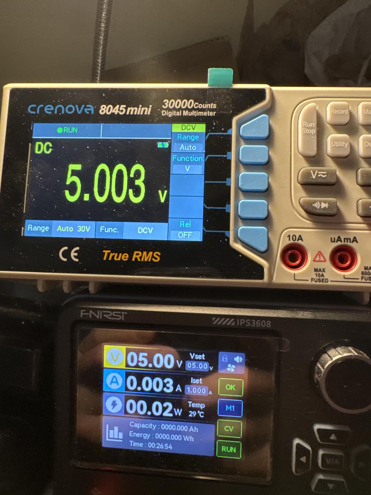 Crenova 30000 Counts True RMS Digital Multimeter, Desktop Bench Multimeter for Lab & Industrial Use. USB Data Logging, CAT II 600V. Measures Voltage, Current, Resistance, Capacitance, Temperature. customer photo 2