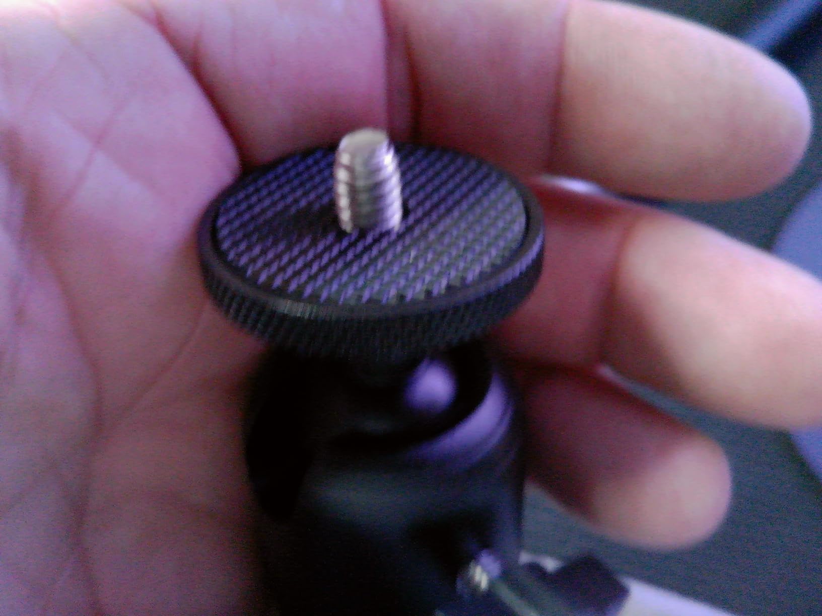 Projector Mount Stand Compatible with Nebula/XGIMI/TMY/HAPPRUN and More, Metal Base and Height Adjustable with 1/4'' Screw customer photo 1