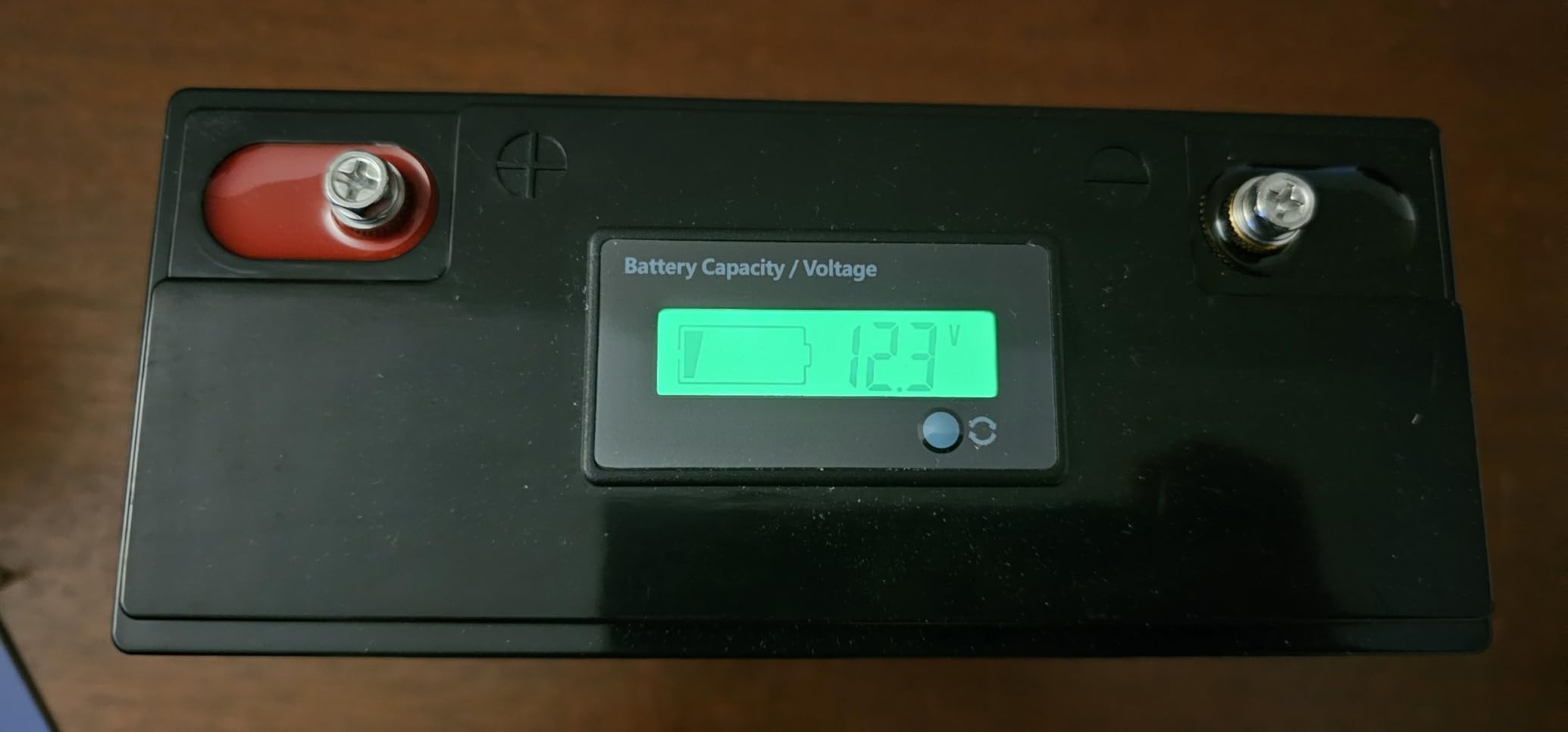 12V 160Ah LiFePO4 Lithium Battery 2048Wh, Built-in 100A BMS & LCD Voltmeter, 5000+ Deep Cycles Rechargeable Lithium Iron Phosphate Battery with Low-Temp Protection for Trolling Motor, RV, Solar System customer photo 1