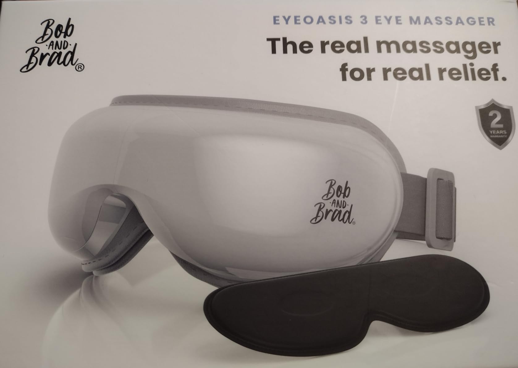 BOB AND BRAD EyeOasis 3 Heated Eye Massager Mask for Dry Eyes, Migraines, Headaches Relief, Reduce Strain, Improve Sleeping - FSA-HSA Eligible customer photo 1