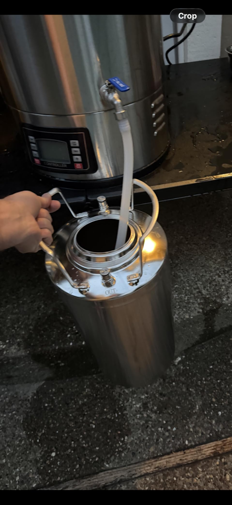 VEVOR Beer Brewing Equipment, 16 Gal/60L Beer Maker with Anti-Burn Pump and Wort Chiller,3000W All-in-One Home Brewing Kit with Digital Control, Recipe Memory & Timer, Removable mesh strainer customer photo 2