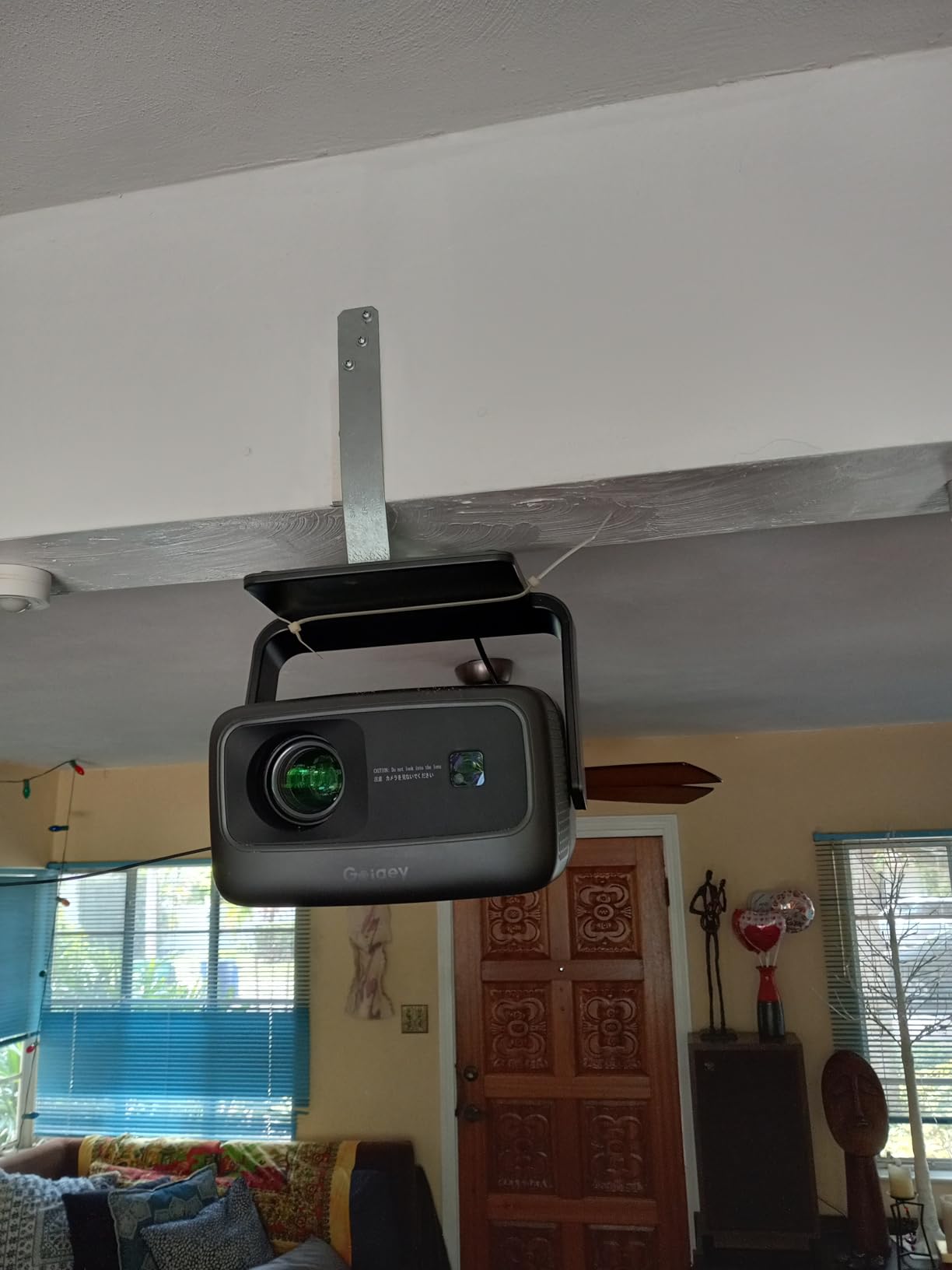 GO2 Outdoor 4K Projector with WiFi and Bluetooth, 3500 ANSI, Official Apps, 65W Audio, Auto Focus, Auto Keystone Smart Projector, Short Throw Projector with 360°Stand customer photo 1