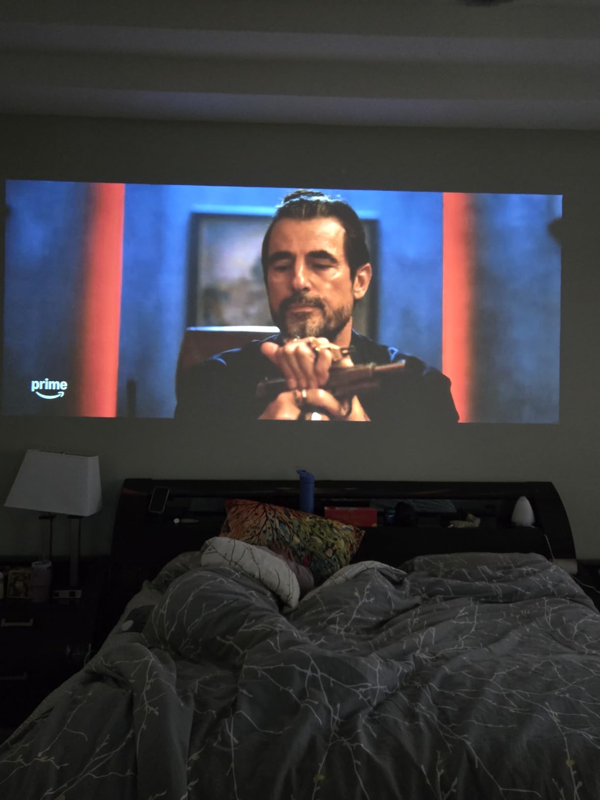 [3500 ANSI/ Official Apps/65W Audio] Outdoor 4K Projector with WiFi and Bluetooth, Auto Focus, Auto Keystone Smart Projector Support Dolby Audio, 2026 Upgrade GO2 Short Throw Projector with 360°Stand customer photo 2