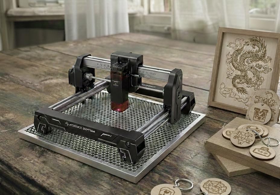 ATOMSTACK Swift Laser Engraver 3W for Beginners Swift Laser Cutter Machine Desktop Fully Pre-Assembled 135×145mm Area, 0.04mm High Precision DIY Wood, Leather, Crafts, Acrylic, Gifts, 3000mW customer photo 2