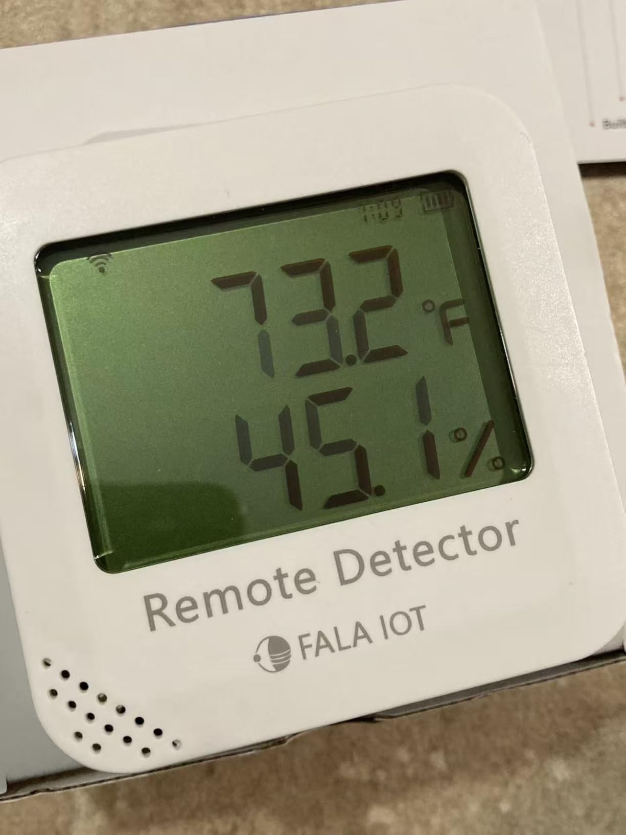 Remote WiFi Temperature & Humidity Sensor, No Subscription 24/7 Remote Temp Monitor with Email, Text Alerts, Sound & Light Alarm, Idea for RV, Pet, Greenhouse, Farm, Freezer, Server Room customer photo 2