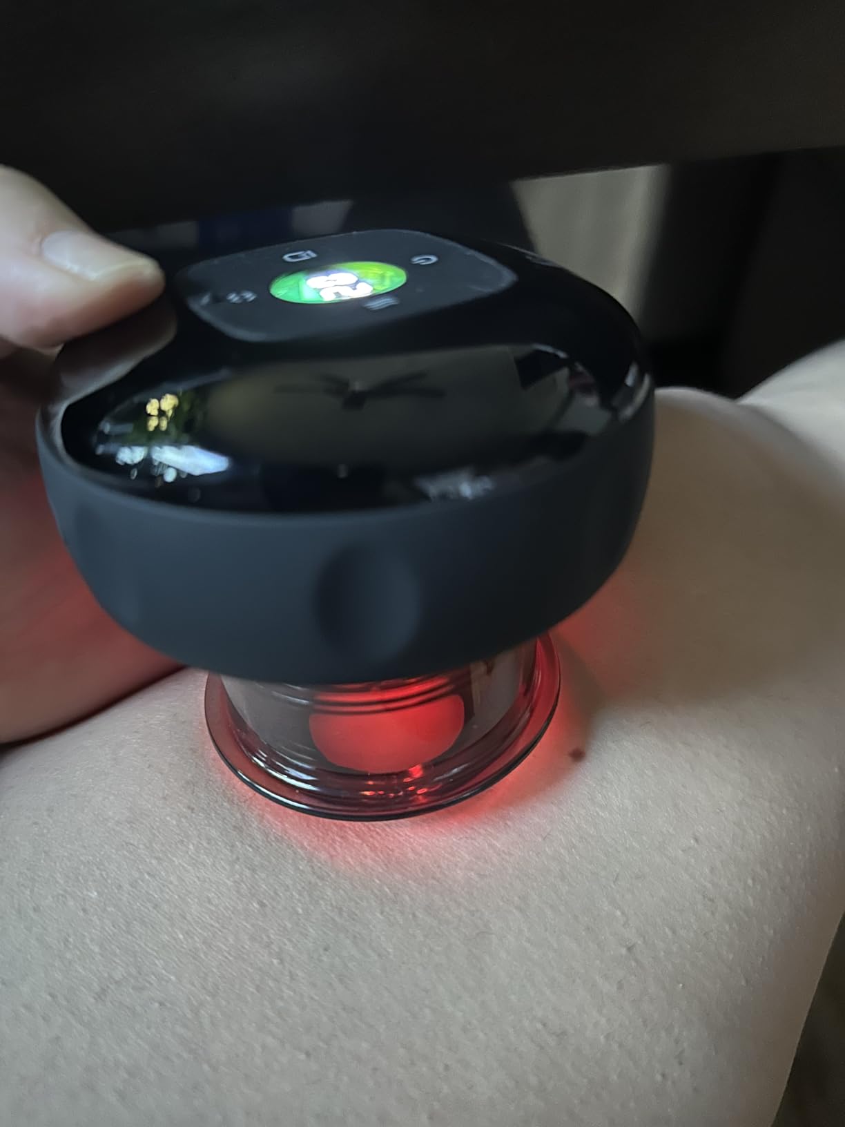 1 Pack 5-in-1 Smart Cupping Therapy Massager, Electric Cupping Device with Red Light, Dynamic Cupping Therapy Set with 12-Level Suction & Heat, Cupping Machine for Muscle Pain Relief, Knots, Soreness customer photo 2