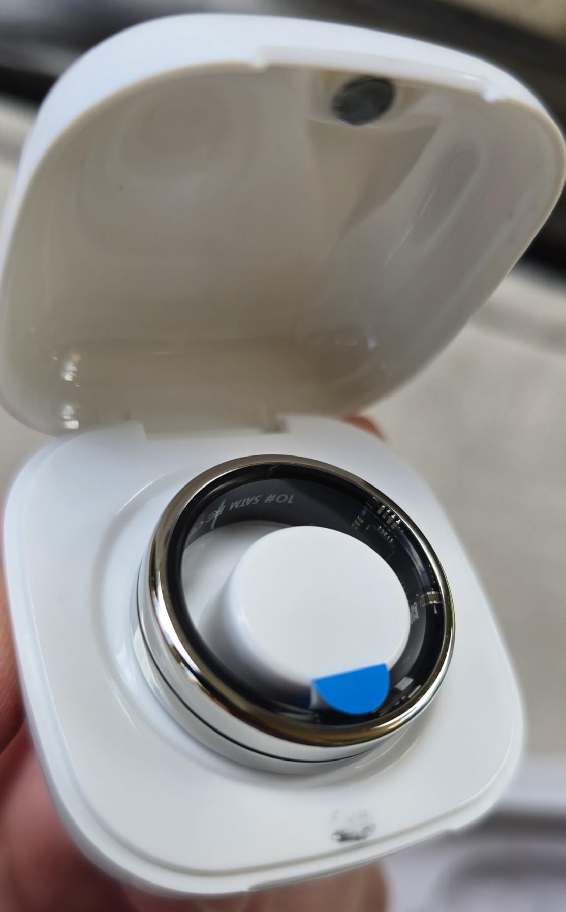 Fit Ring for Women Men, Ring Health Tracker with Heart Rate,Blood Oxygen,Heart Rate Variability, Stress, Sleep Monitor, Step Counter, Smart Ring for iPhone & Android, No Subscription Fee customer photo 1