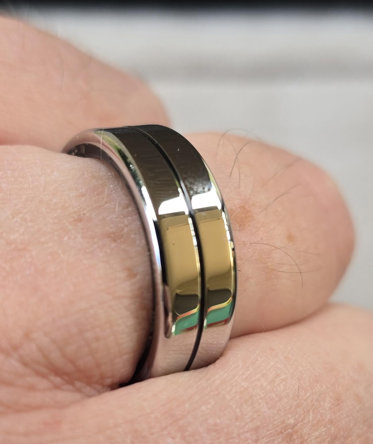 Fit Ring for Women Men, Ring Health Tracker with Heart Rate,Blood Oxygen,Heart Rate Variability, Stress, Sleep Monitor, Step Counter, Smart Ring for iPhone & Android, No Subscription Fee customer photo 2