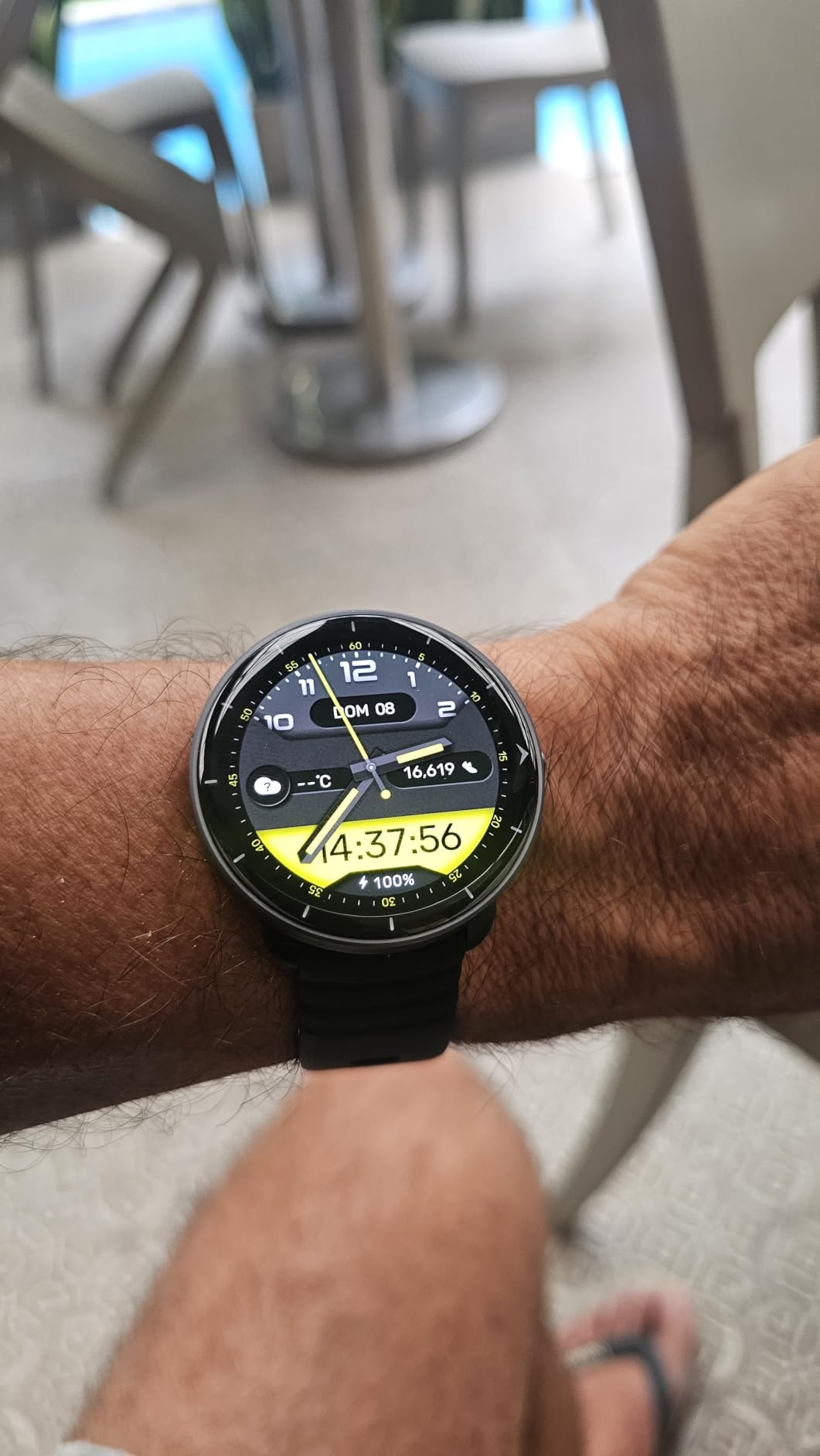 Parsonver Smart Watch for Swimming, 5ATM Waterproof Watch for Pool & Open Water, AI Swim Analysis, Built-in GPS & Compass, AMOLED Fitness Trackers 100+ Sports Modes, Heart Rate & Sleep Monitor, Black customer photo 2